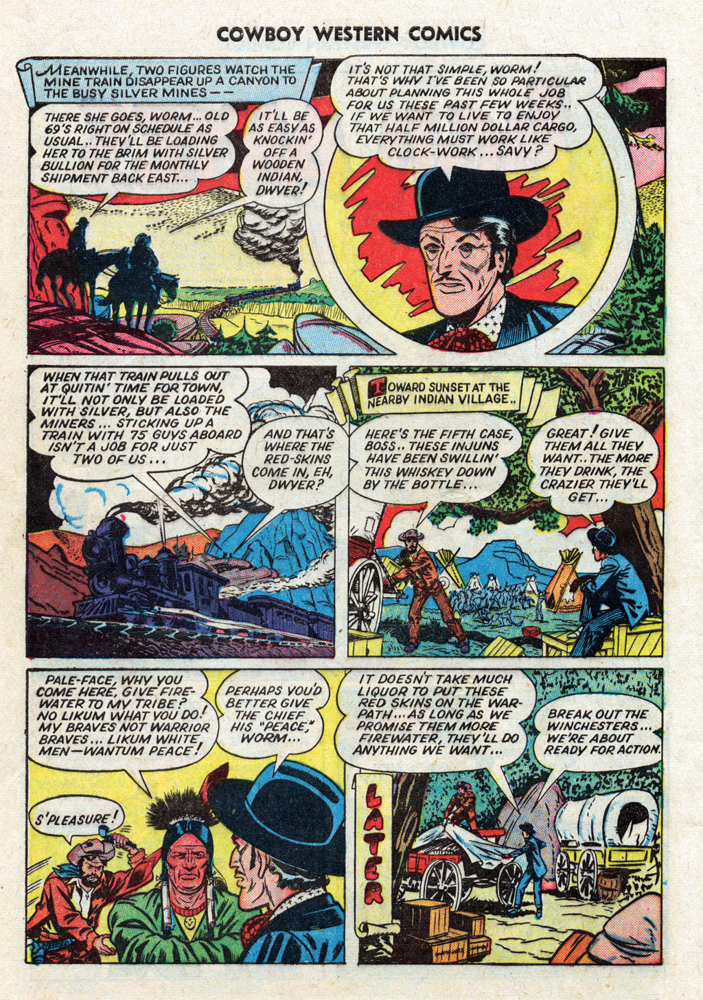 Read online Cowboy Western Comics (1948) comic -  Issue #26 - 32