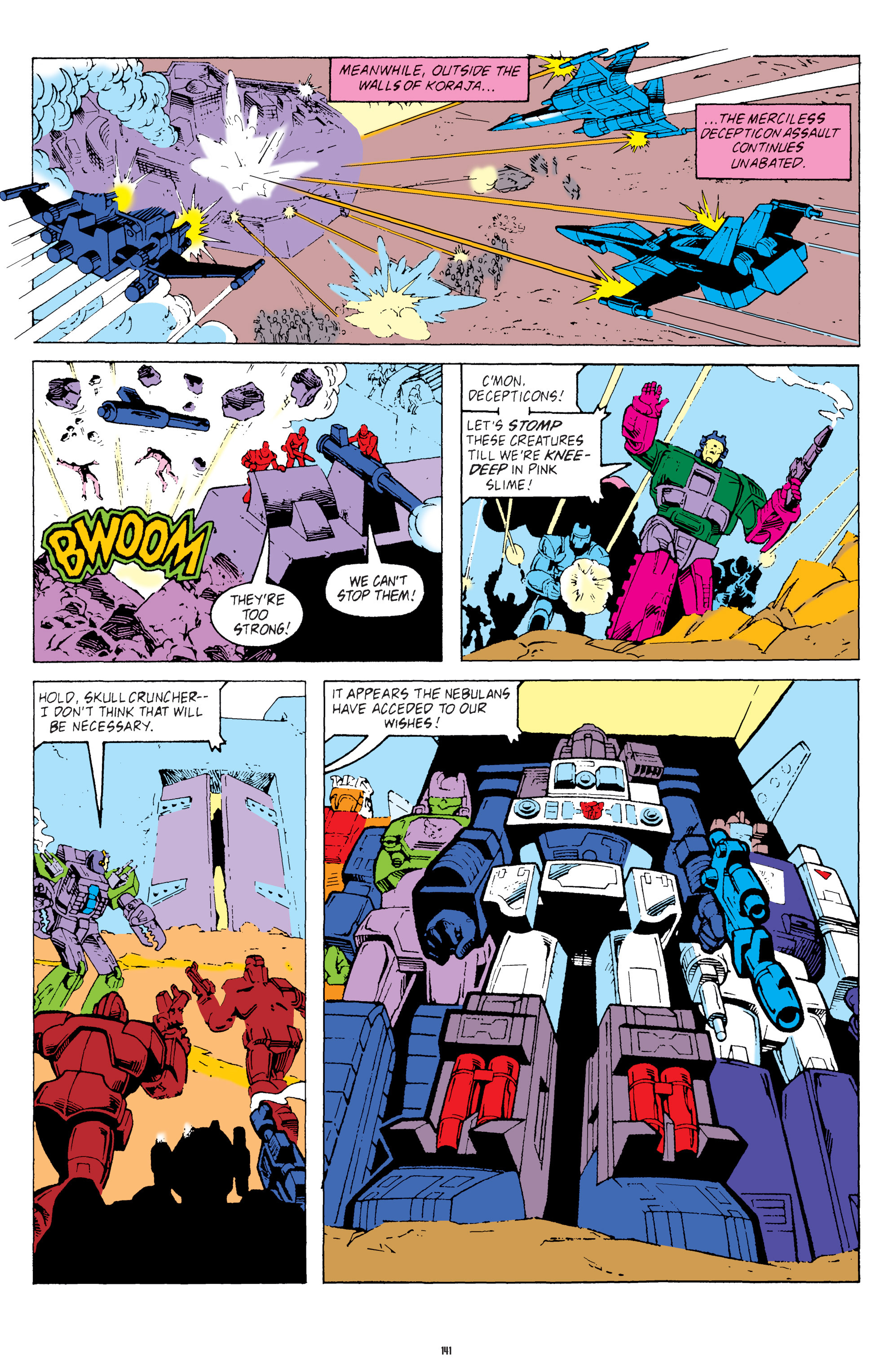 Read online The Transformers Classics comic -  Issue # TPB 7 - 140