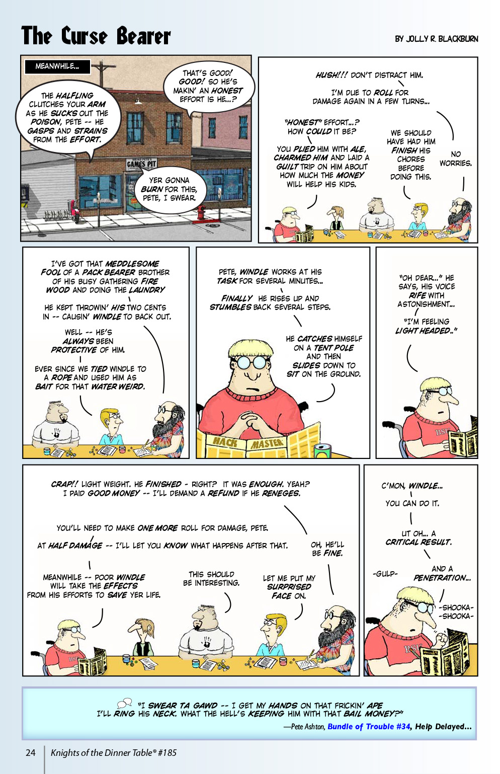 Read online Knights of the Dinner Table comic -  Issue #185 - 26