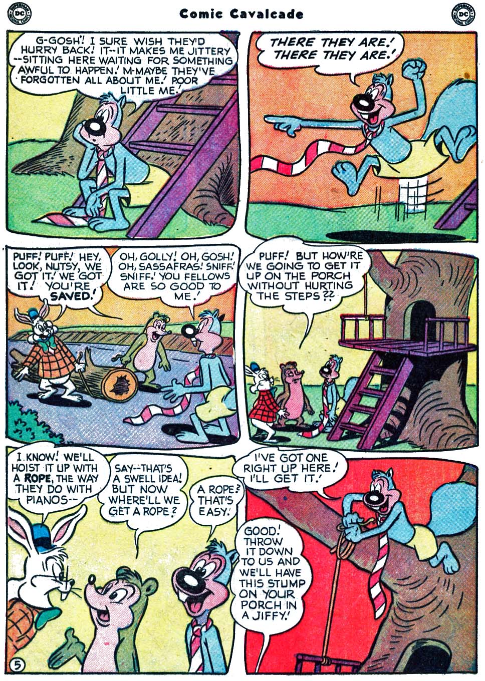 Read online Comic Cavalcade comic -  Issue #40 - 72