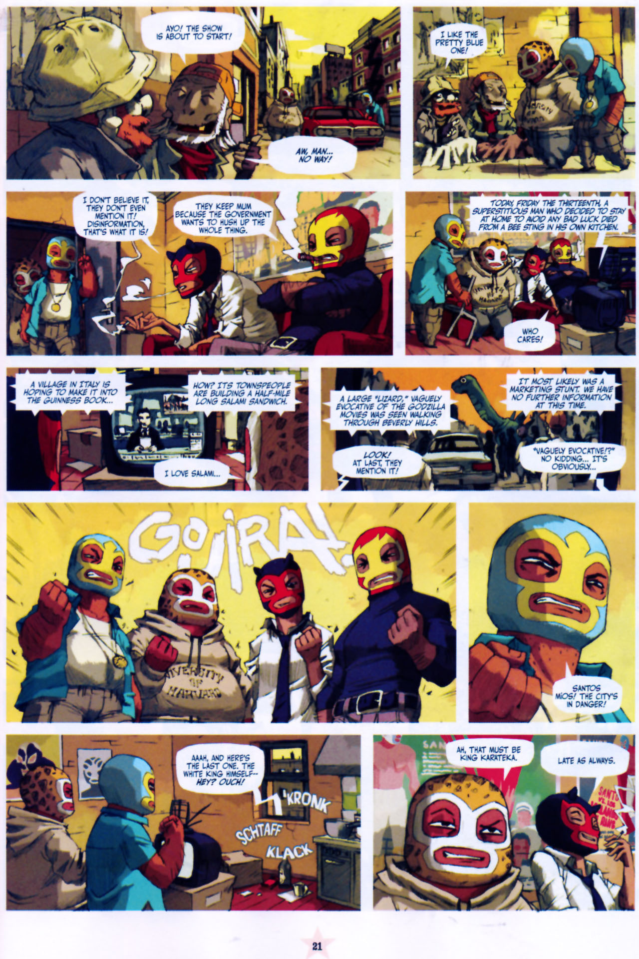 Read online Lucha Libre comic -  Issue #1 - 19