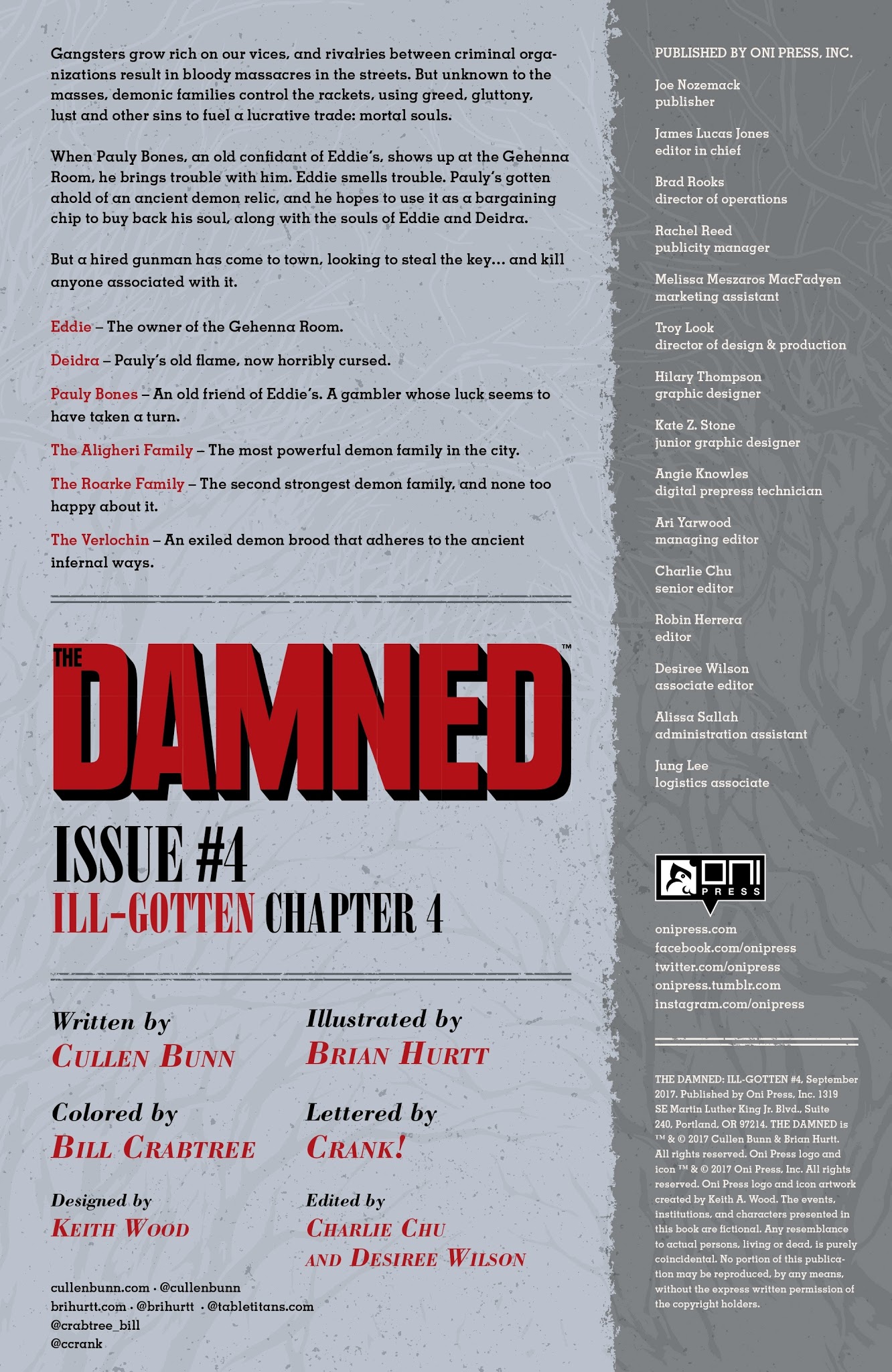 Read online The Damned comic -  Issue #4 - 2
