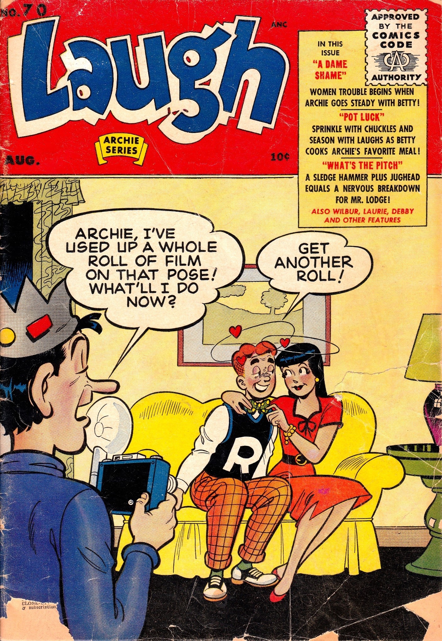 Read online Laugh (Comics) comic -  Issue #70 - 1