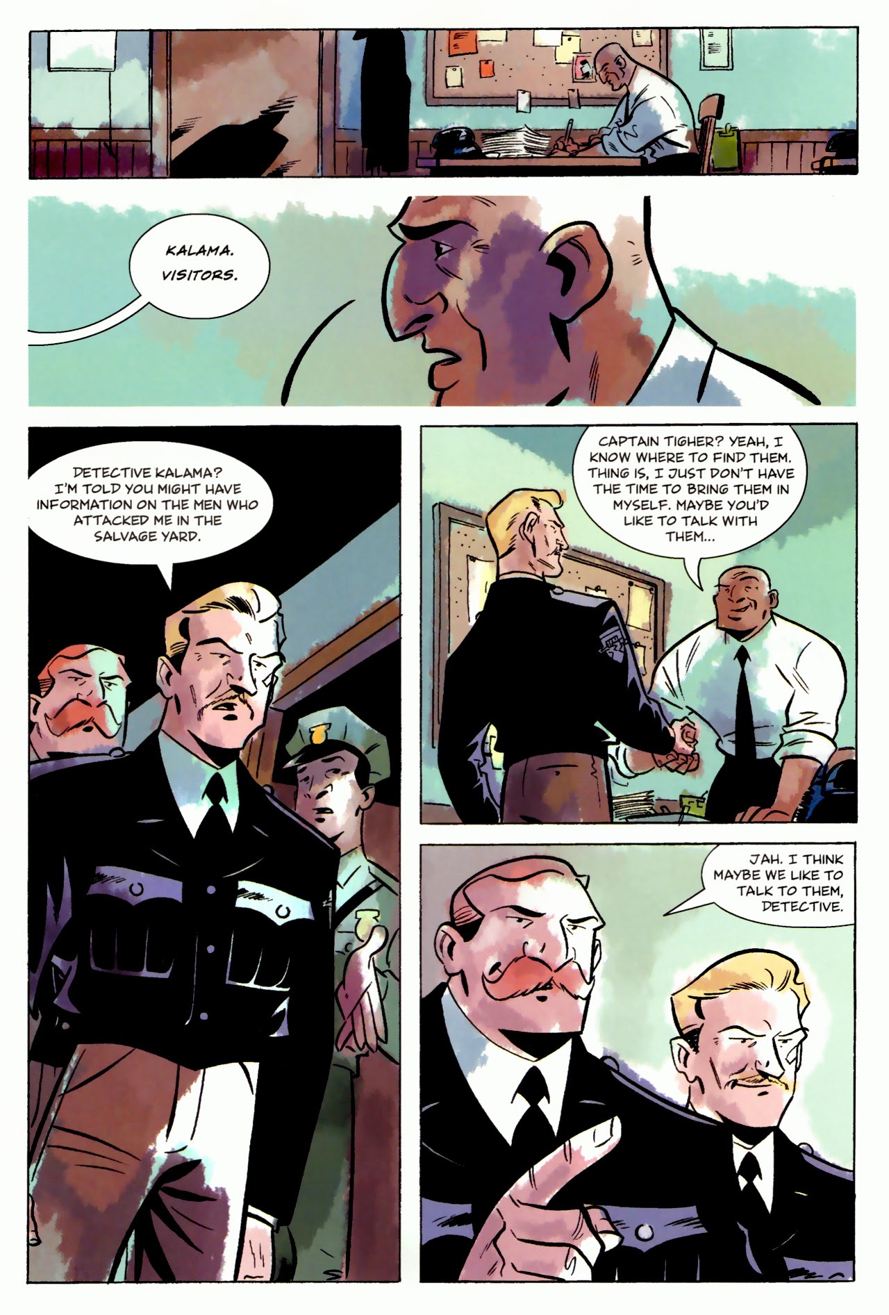 Read online Hawaiian Dick: Screaming Black Thunder comic -  Issue #4 - 14