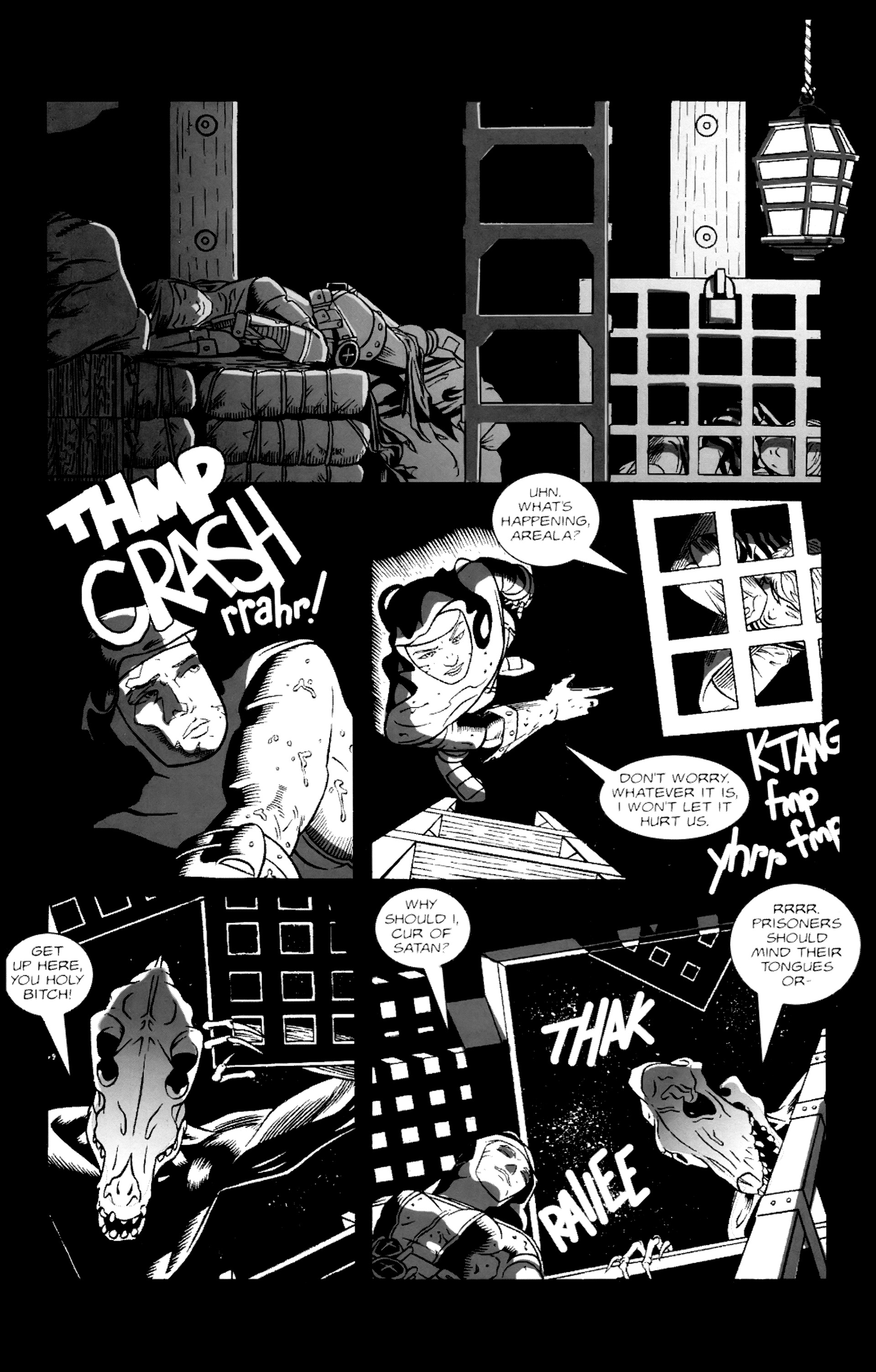 Read online Warrior Nun: Black & White comic -  Issue #1 - 14