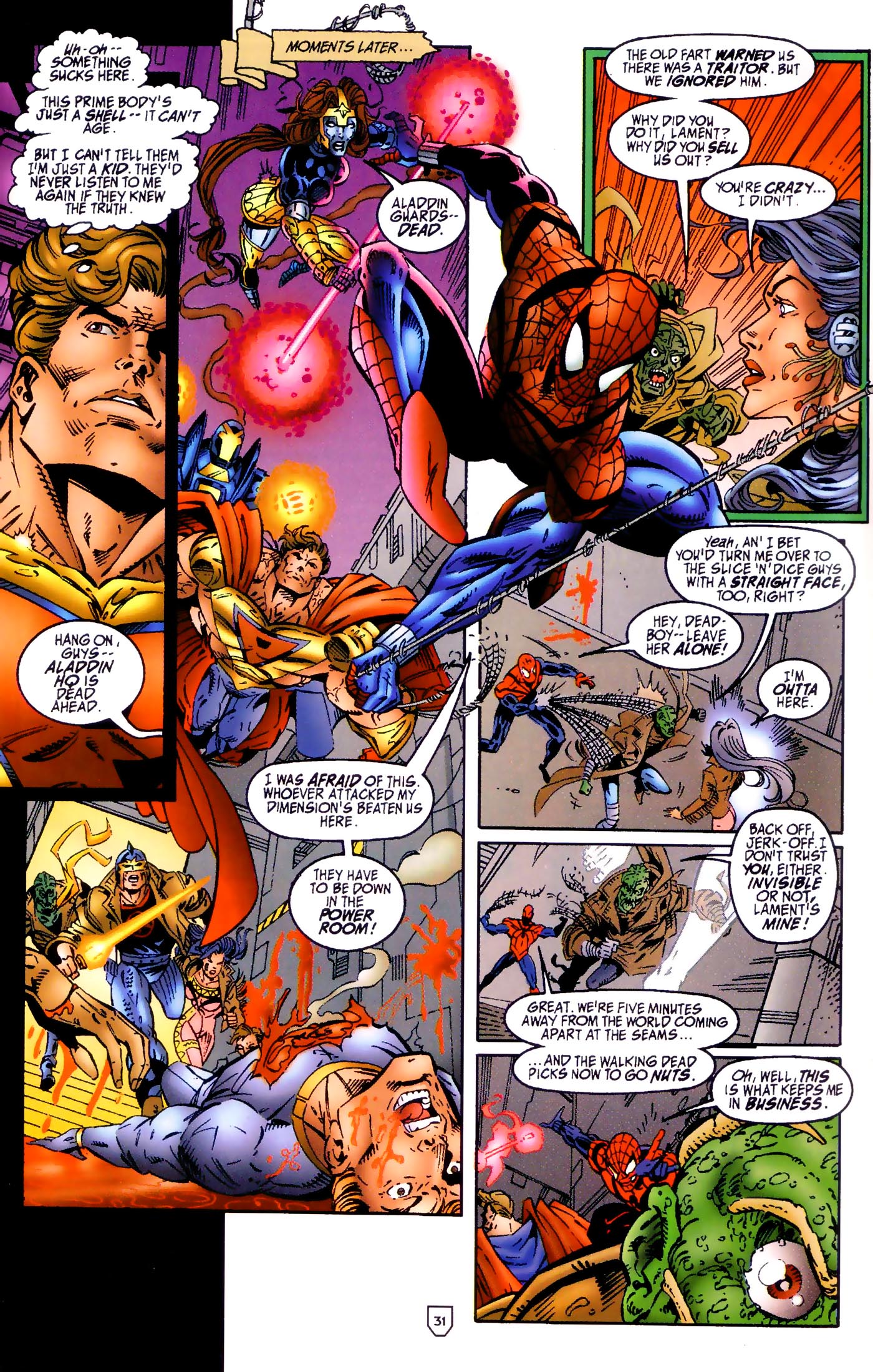 Read online UltraForce/Spider-Man comic -  Issue #1B - 32