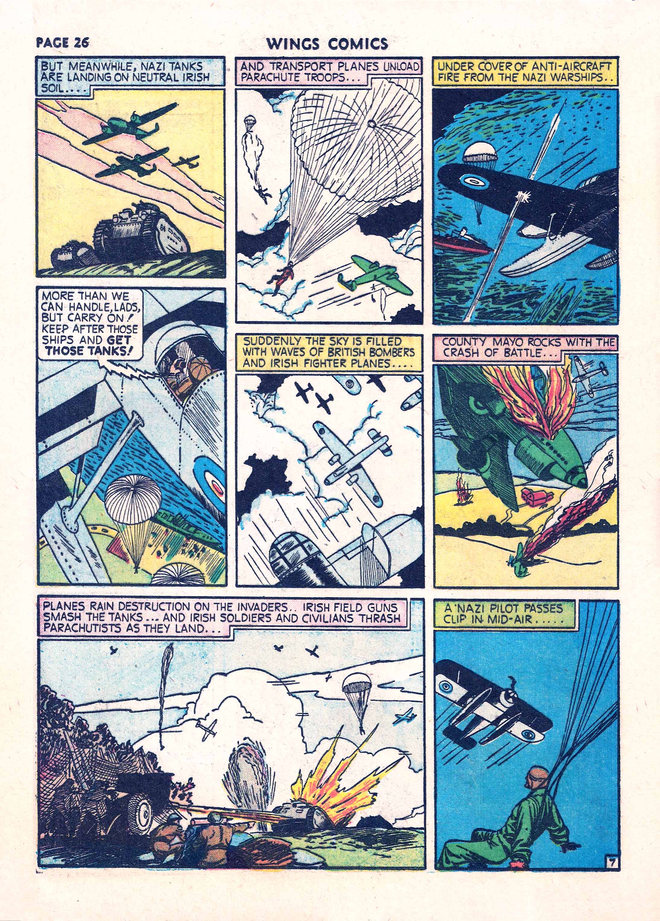 Read online Wings Comics comic -  Issue #9 - 28