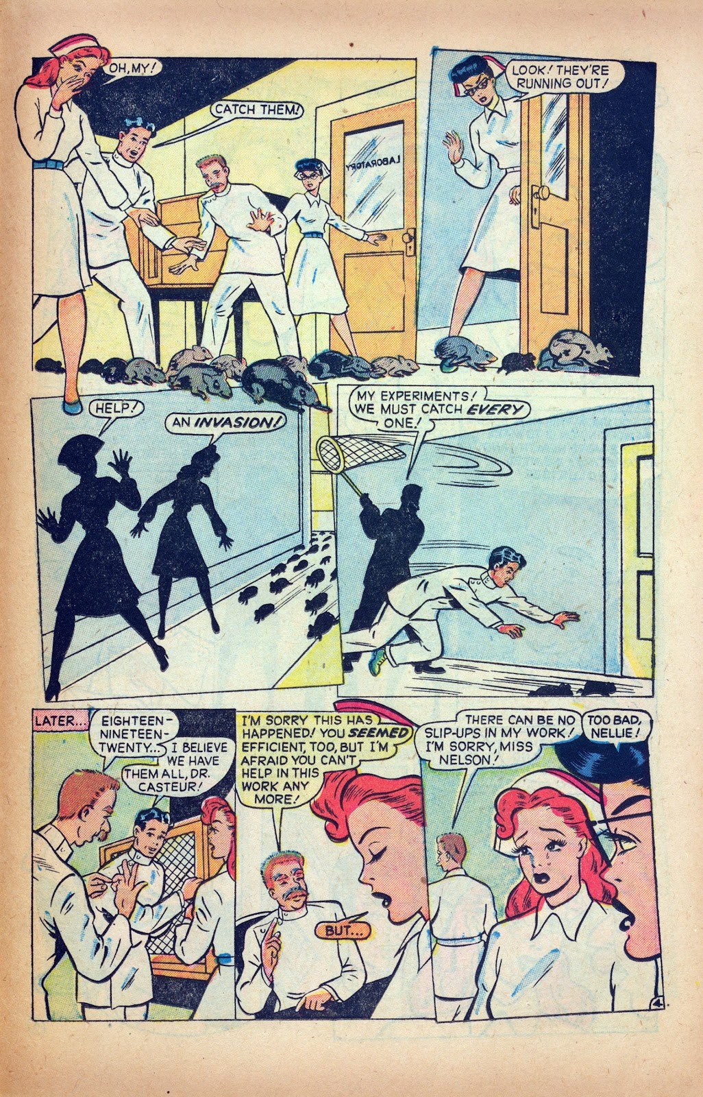 Read online Nellie The Nurse (1945) comic -  Issue #24 - 25