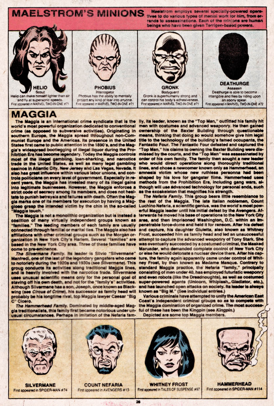 Read online The Official Handbook of the Marvel Universe comic -  Issue #6 - 30