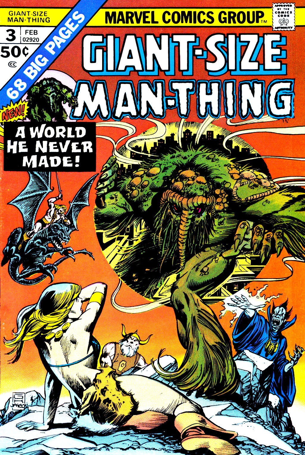 Read online Giant-Size Man-Thing comic -  Issue #3 - 1