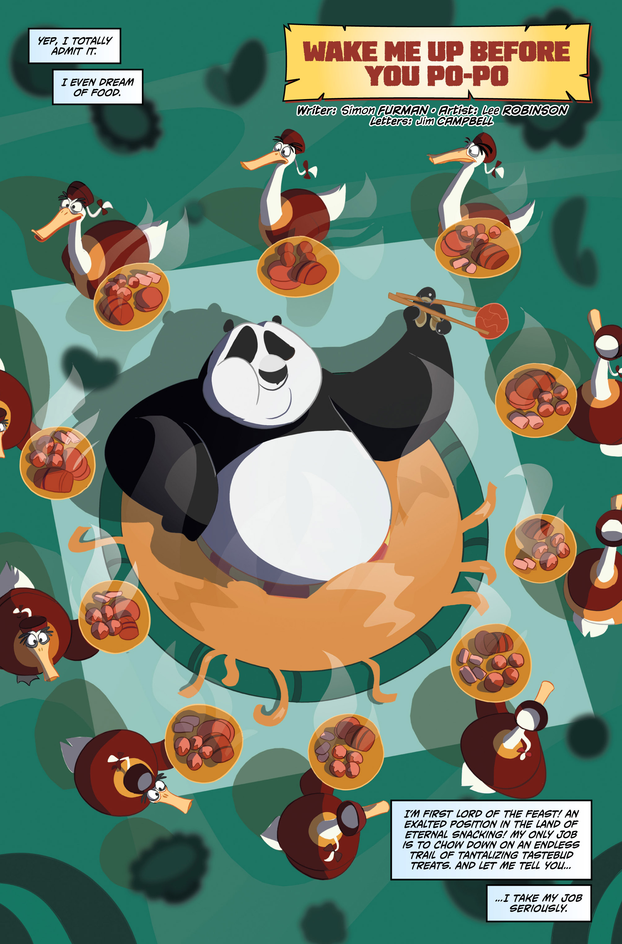 Read online DreamWorks Kung Fu Panda comic -  Issue #1 - 4