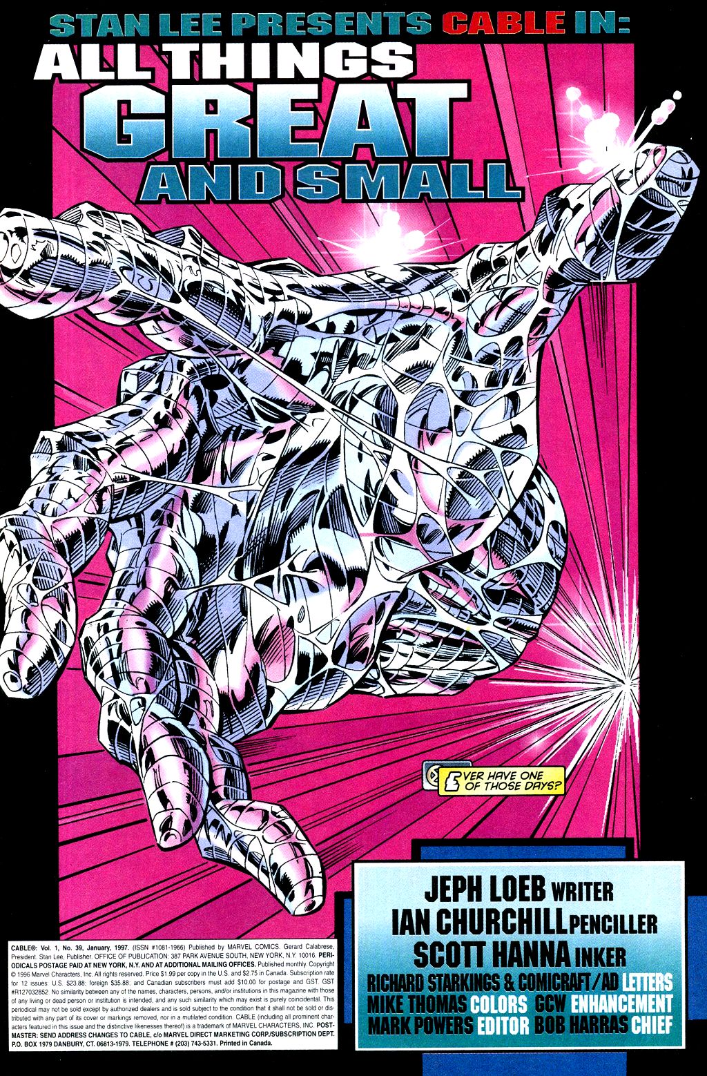 Read online Cable (1993) comic -  Issue #39 - 2