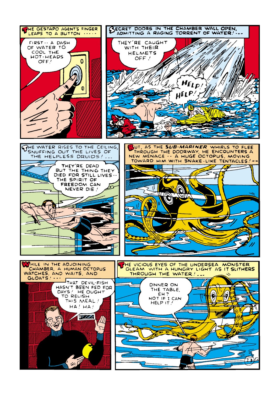 Read online Sub-Mariner Comics comic -  Issue #3 - 27