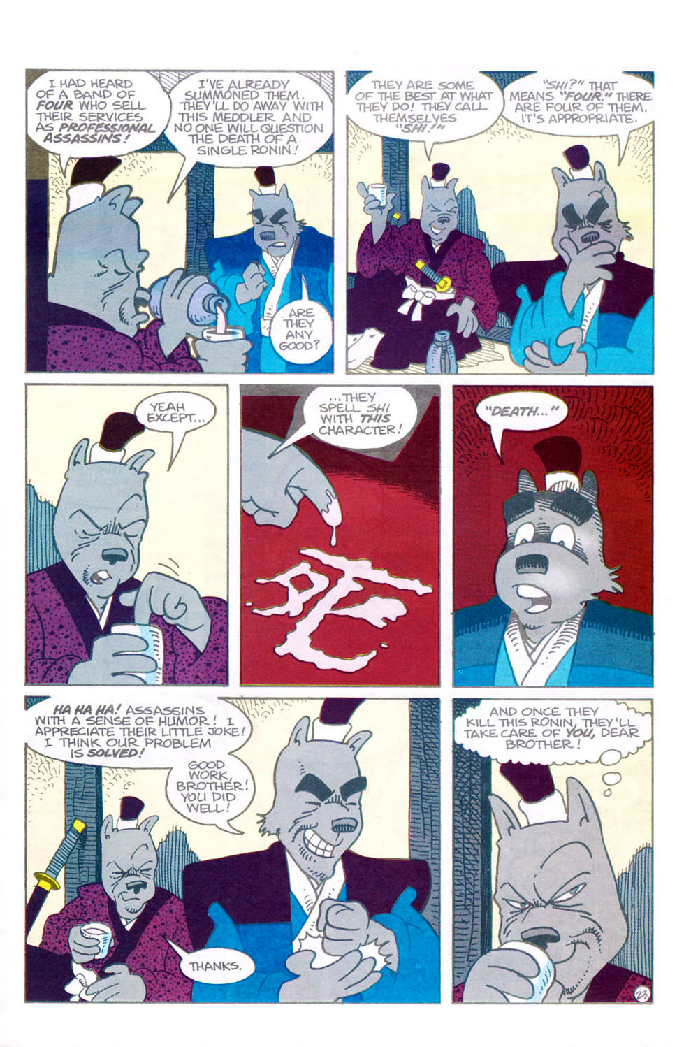 Read online Usagi Yojimbo (1993) comic -  Issue #4 - 25