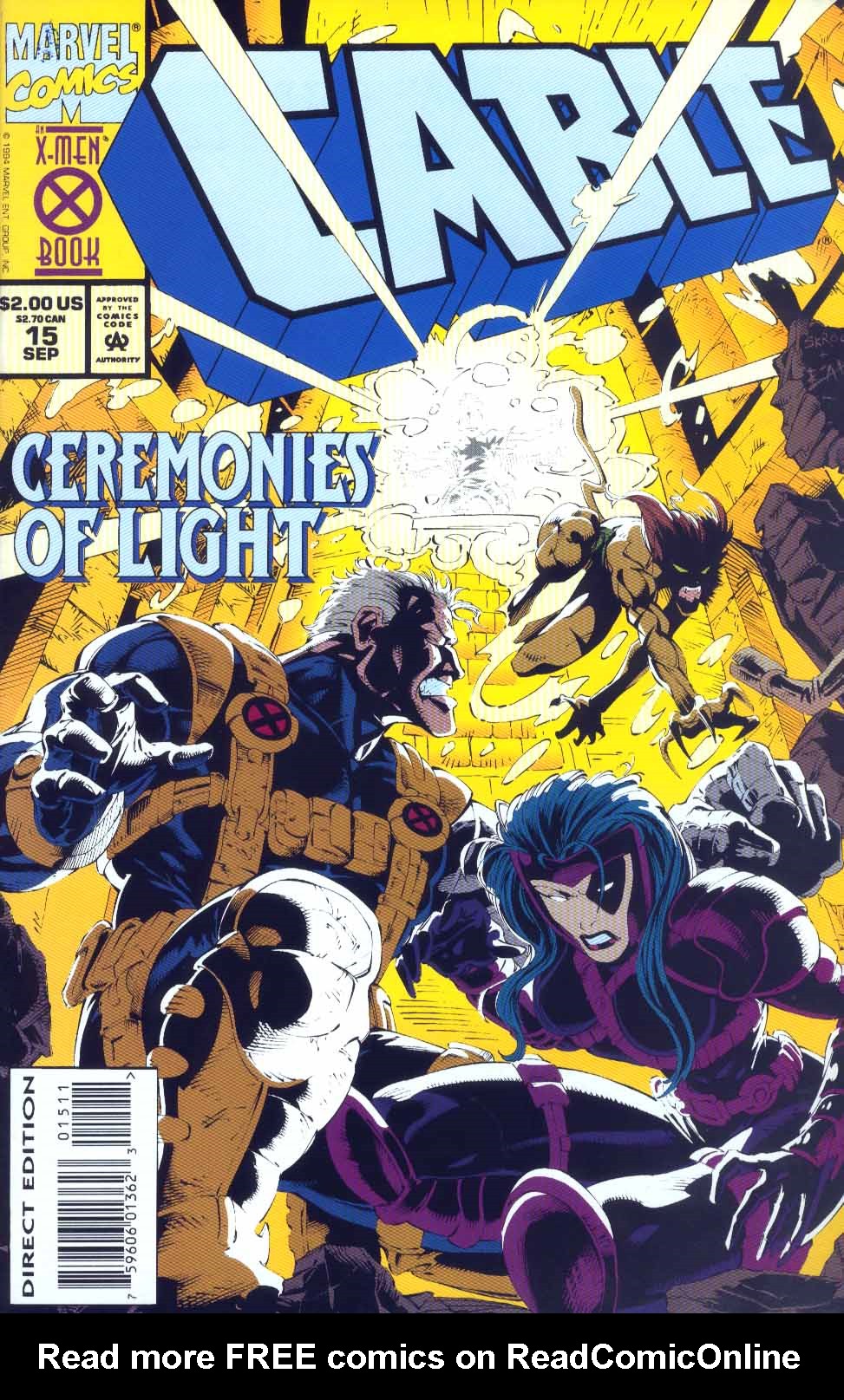Read online Cable (1993) comic -  Issue #15 - 1