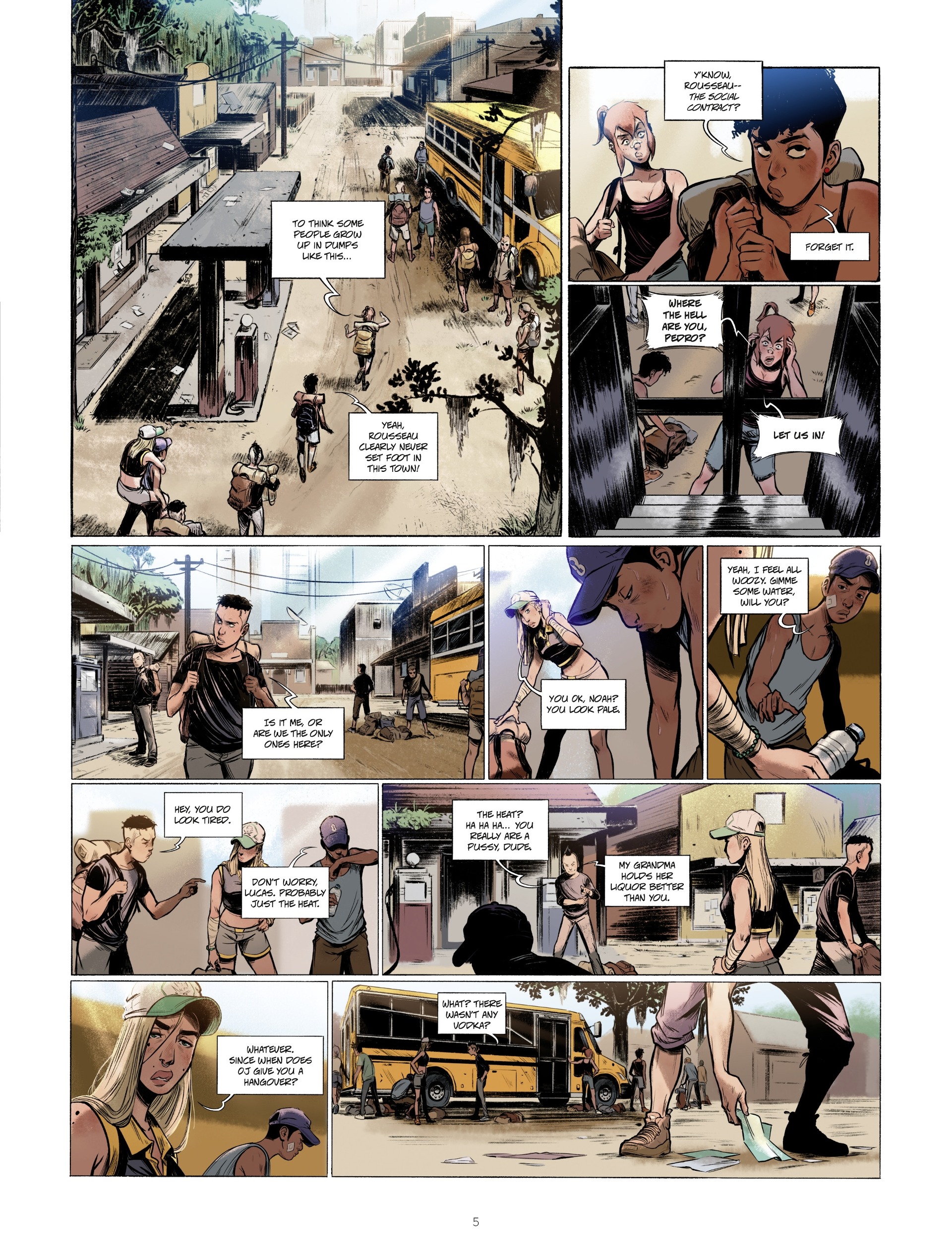 Read online Green Class comic -  Issue #1 - 5