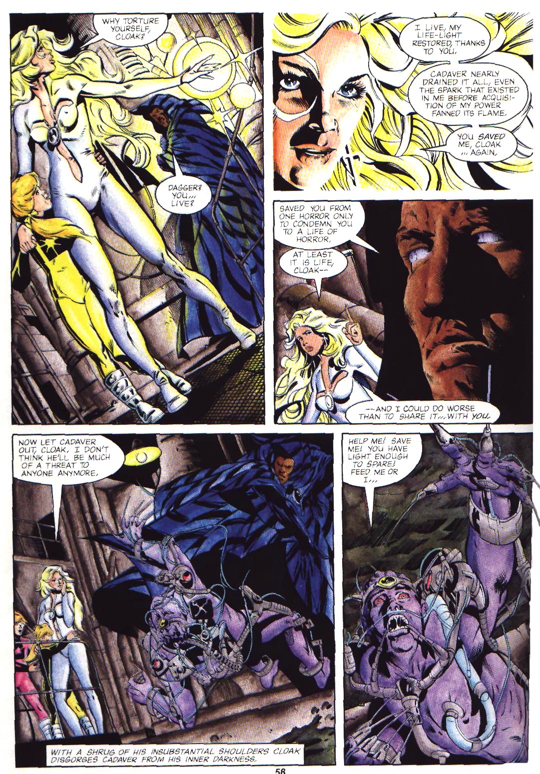 Marvel Graphic Novel: Cloak and Dagger and Power Pack: Shelter From The Storm issue TPB - Page 59