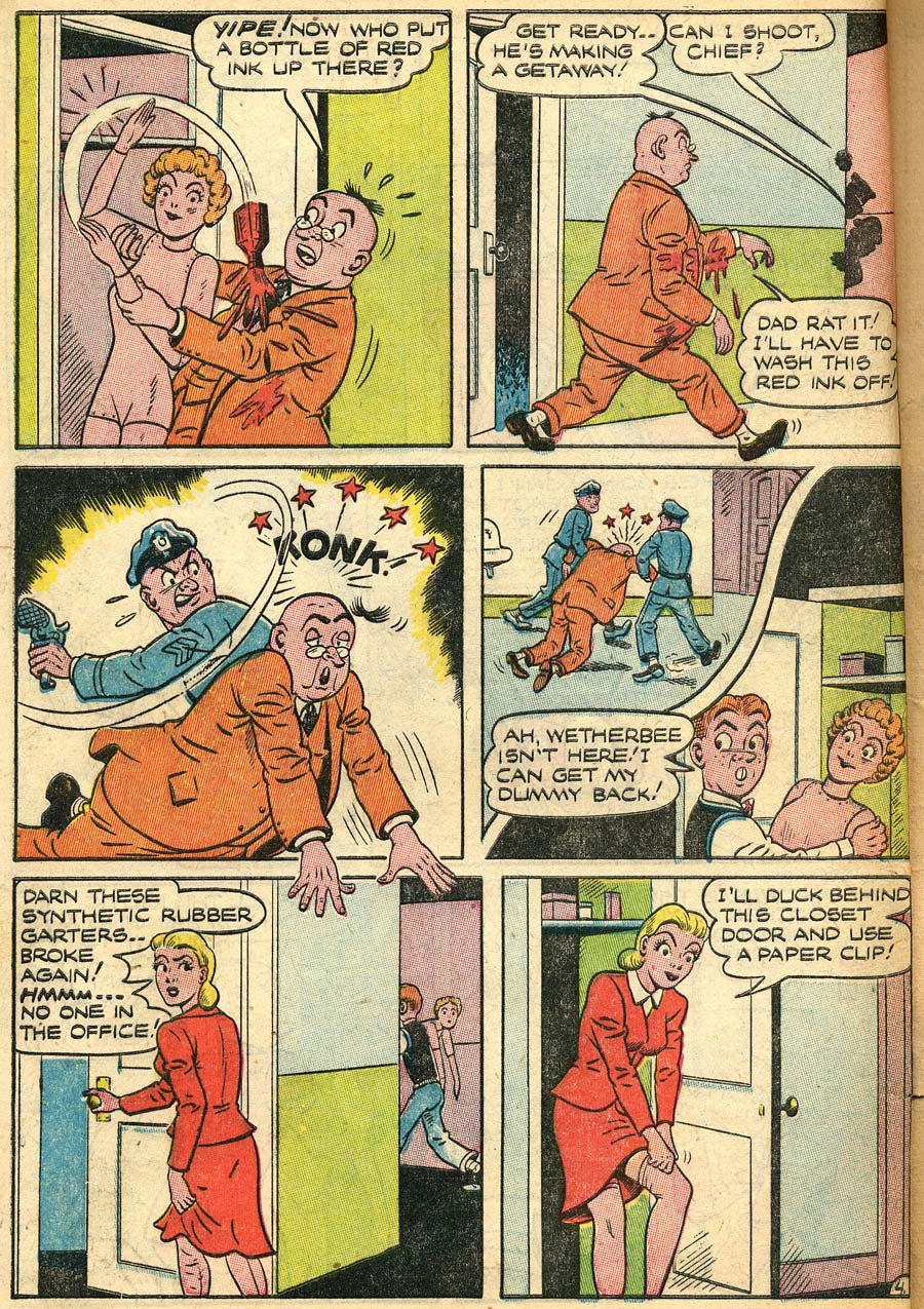 Read online Pep Comics comic -  Issue #64 - 7