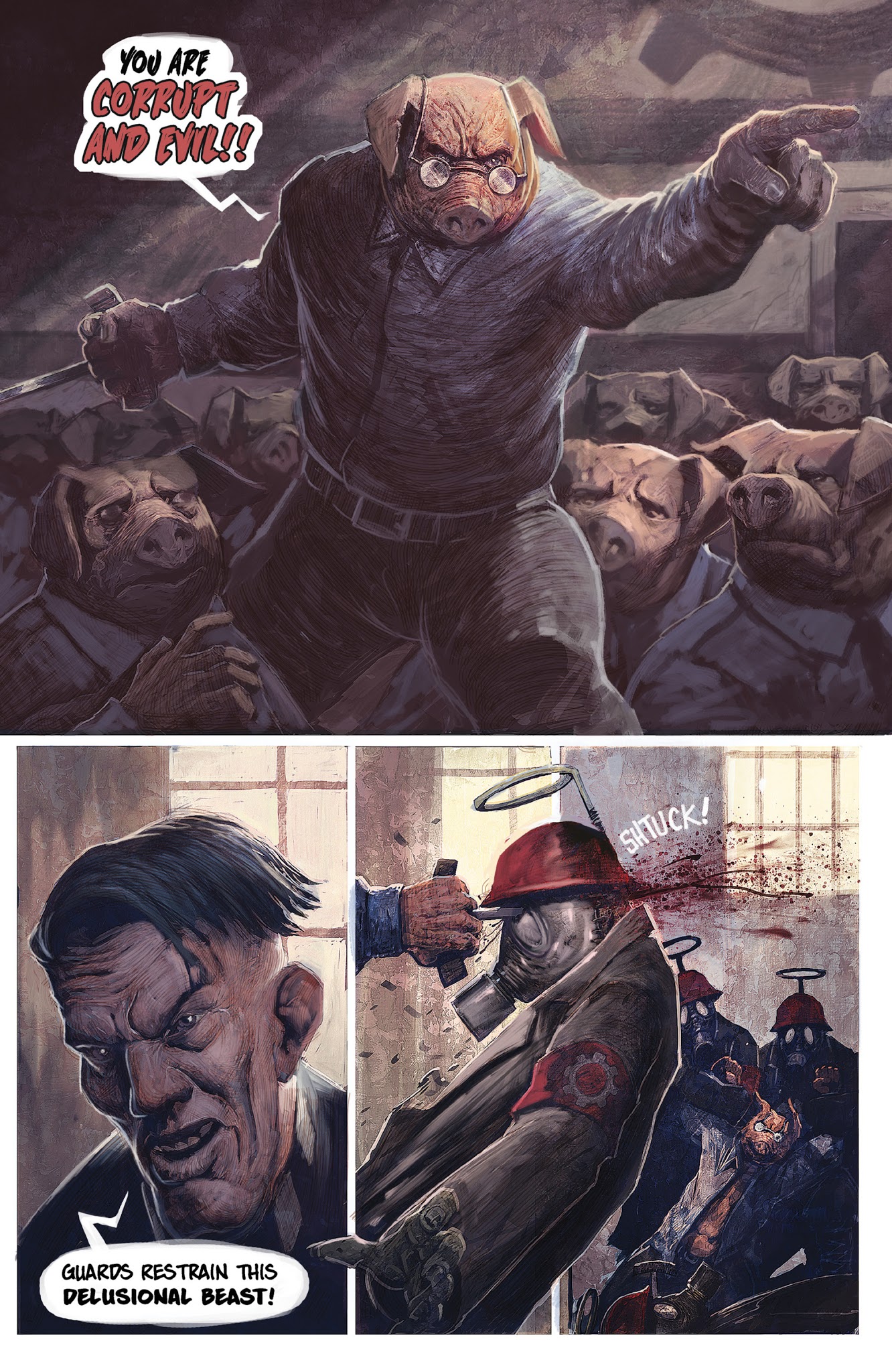 Read online Oink: Heaven's Butcher comic -  Issue # TPB - 20