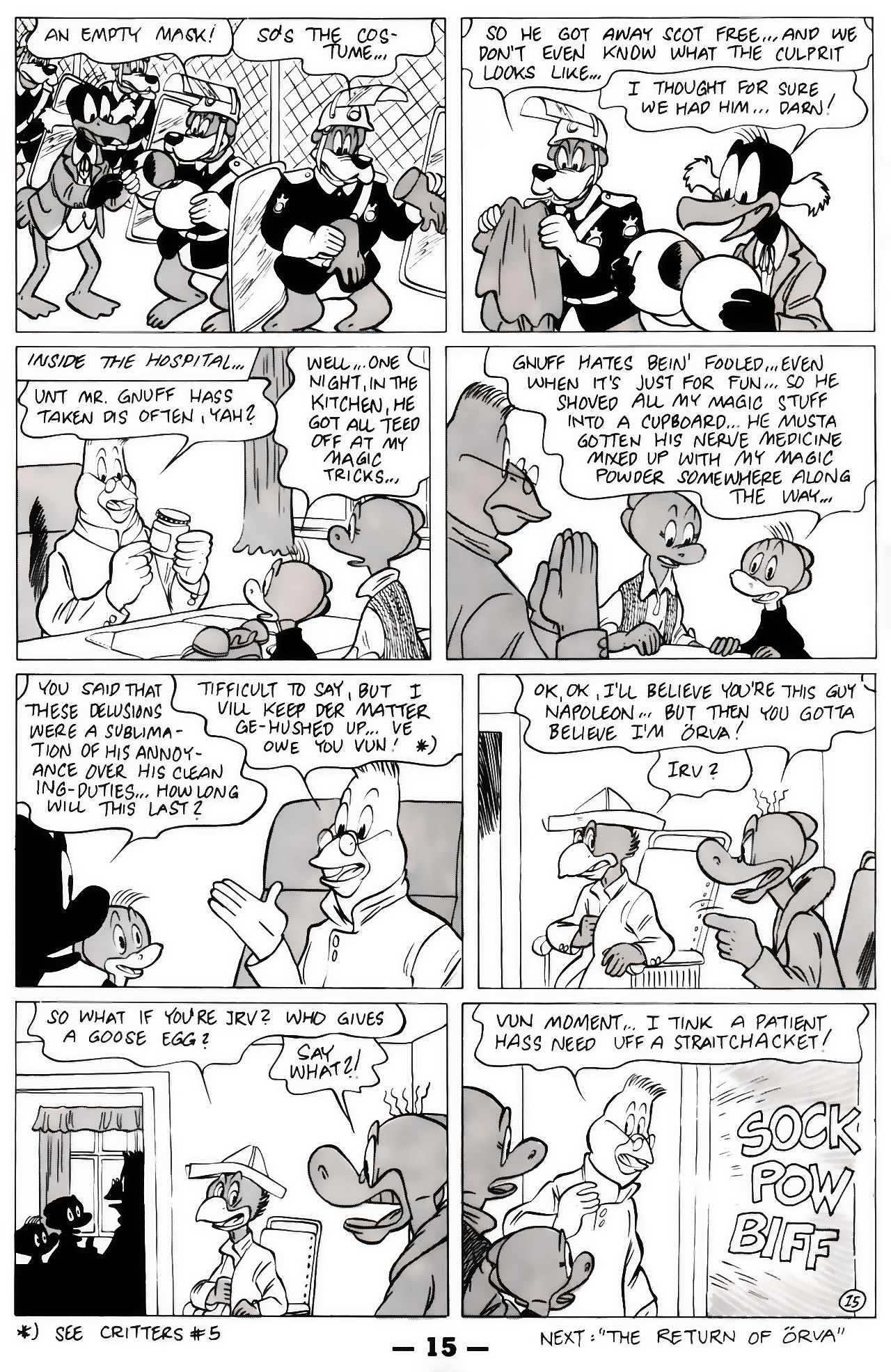 Read online Critters comic -  Issue #7 - 17