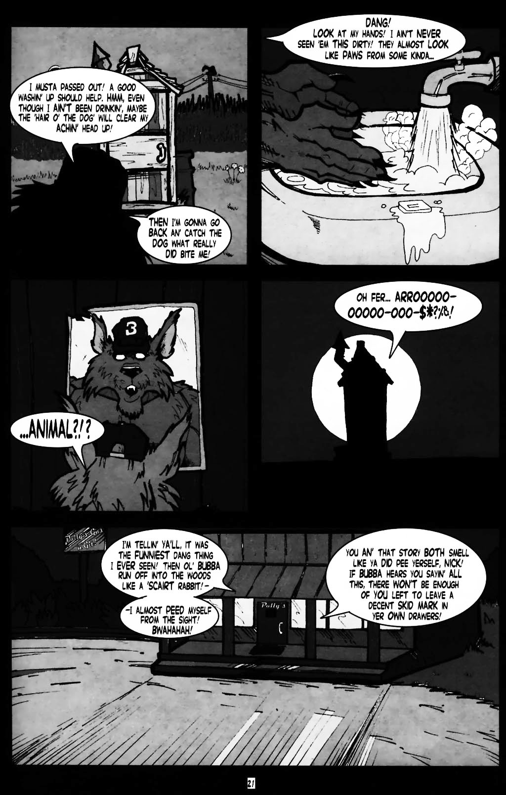 Read online Bubba the Redneck Werewolf comic -  Issue #3 - 23