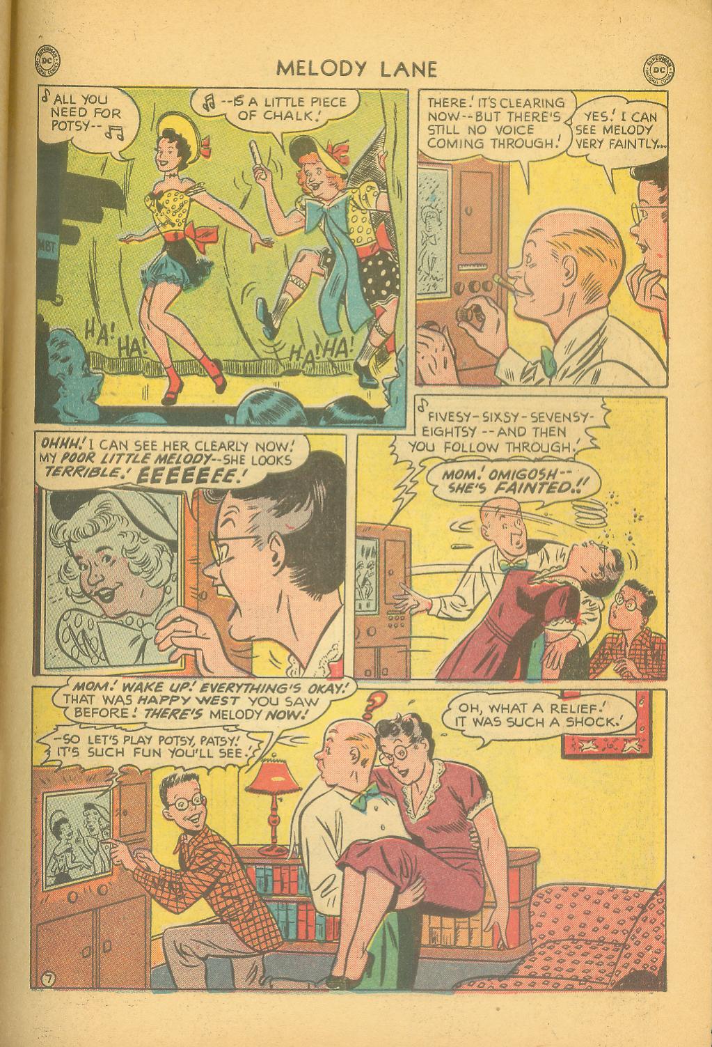 Read online Miss Melody Lane of Broadway comic -  Issue #1 - 47