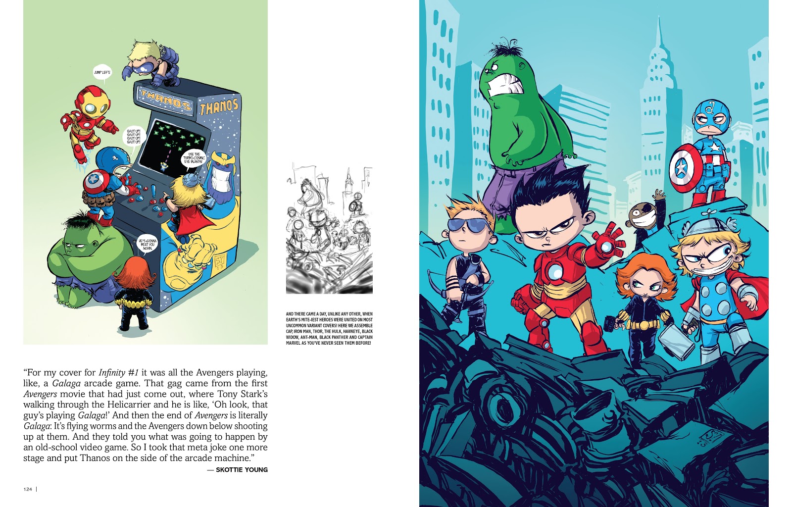 Read online The Marvel Art of Skottie Young comic - Issue # TPB