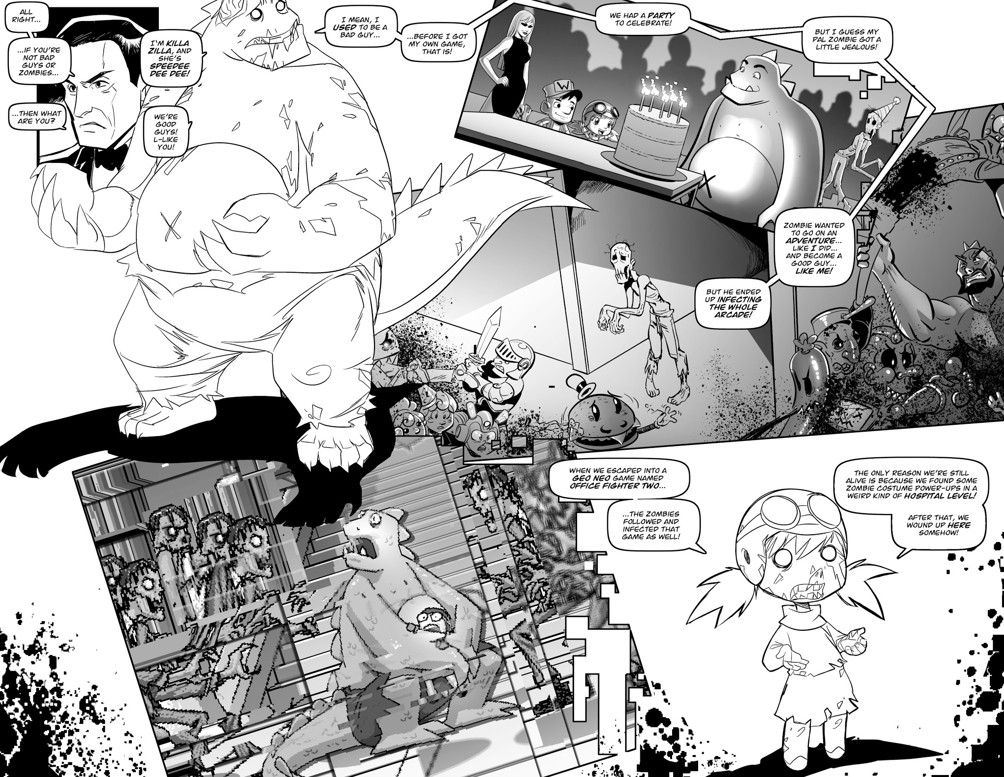 Read online 64-Bit Zombie comic -  Issue # Full - 16