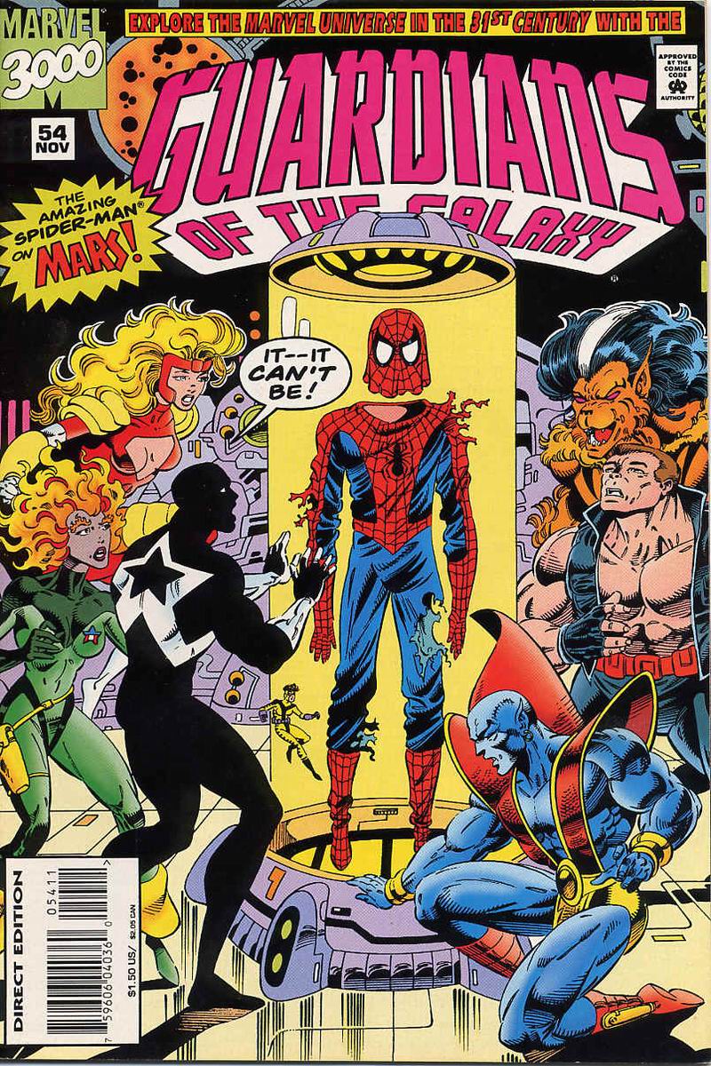 Read online Guardians of the Galaxy (1990) comic -  Issue #54 - 1