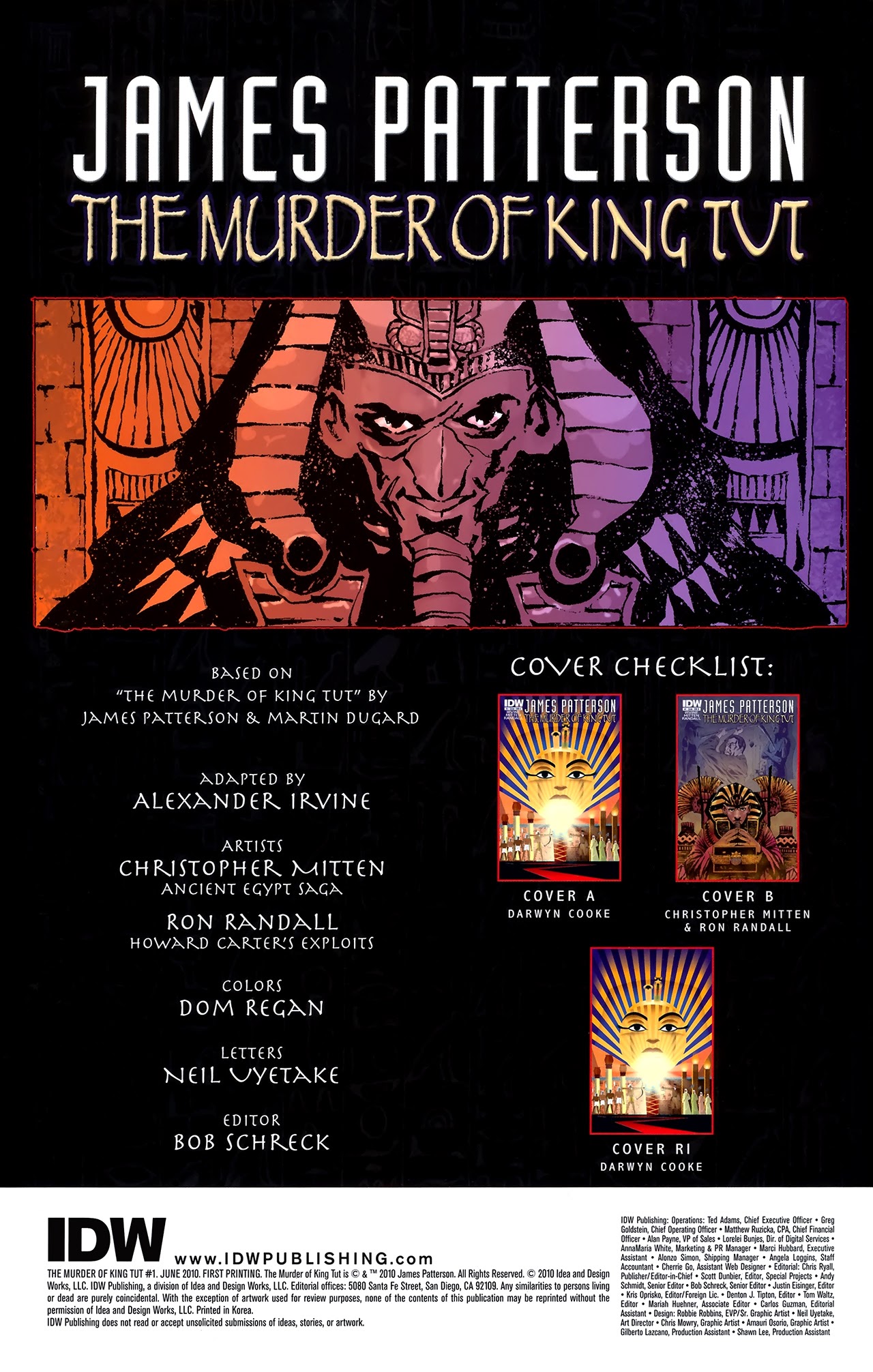 Read online The Murder of King Tut comic -  Issue #1 - 3