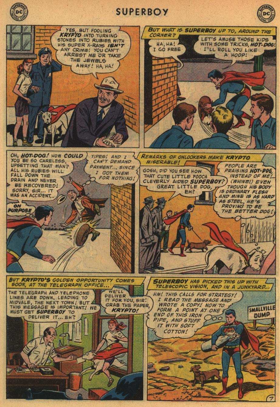 Read online Superboy (1949) comic -  Issue #64 - 27