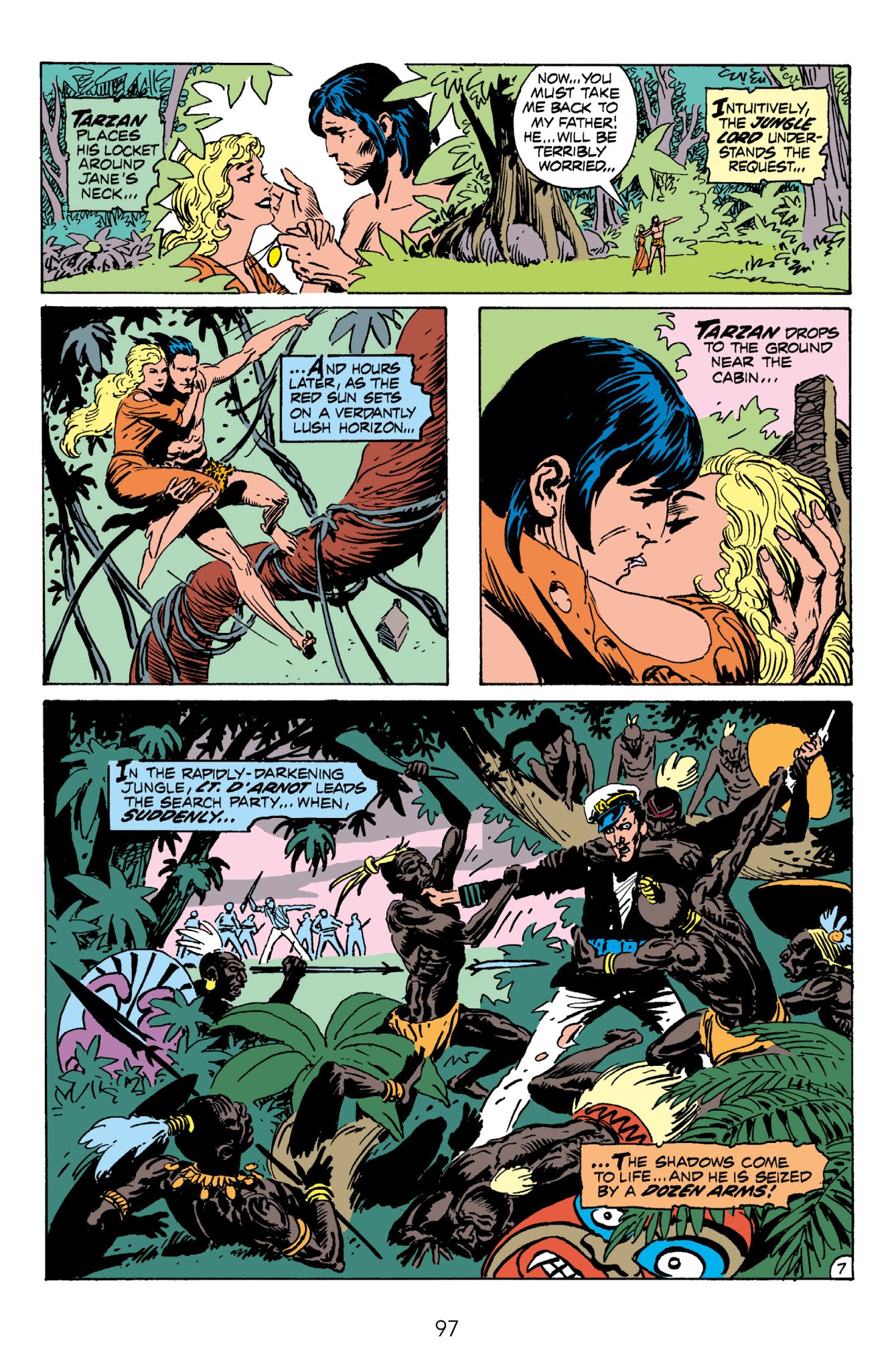 Read online Edgar Rice Burroughs' Tarzan The Joe Kubert Years comic -  Issue # TPB 1 (Part 1) - 96