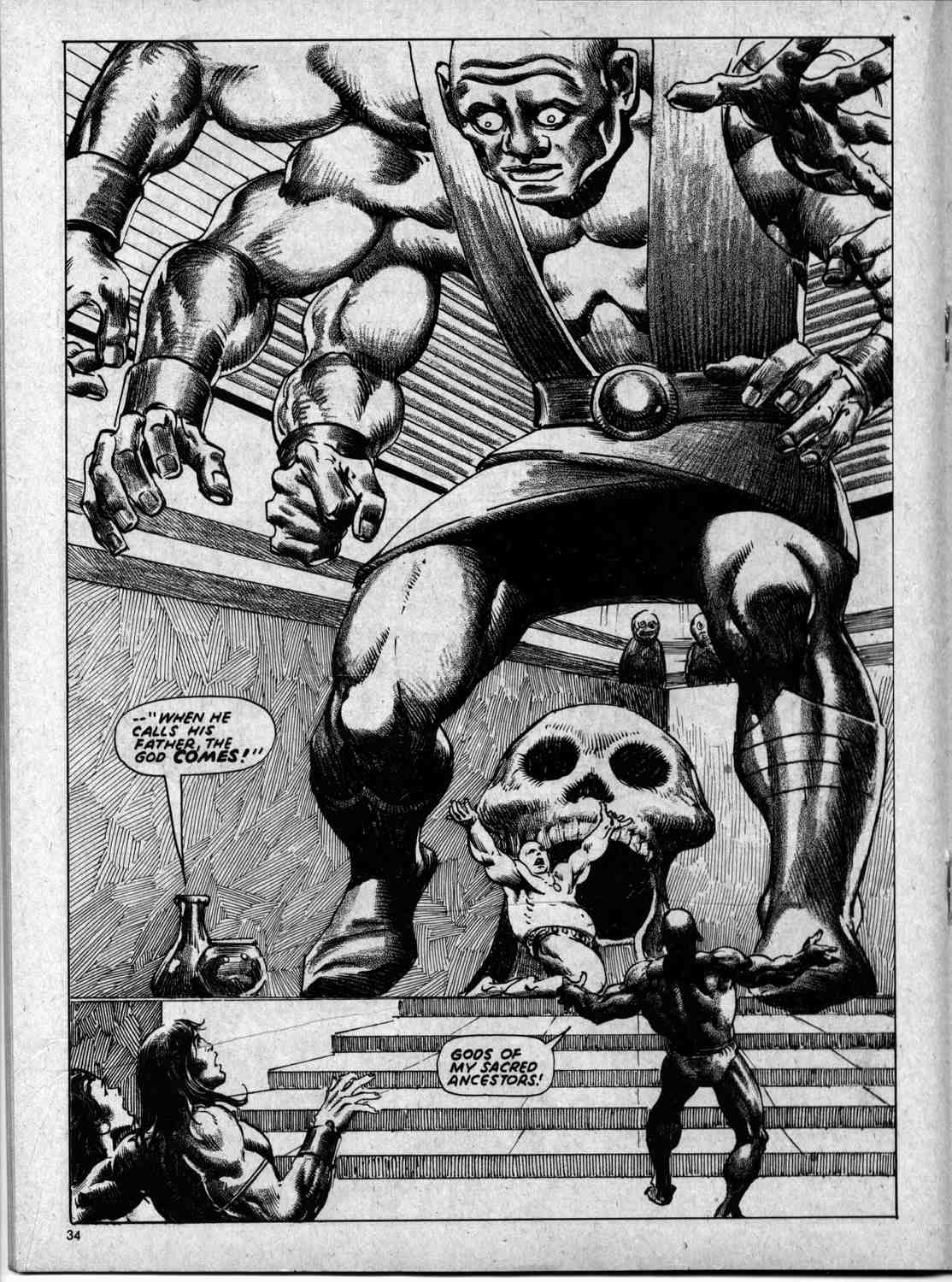 Read online The Savage Sword Of Conan comic -  Issue #59 - 34