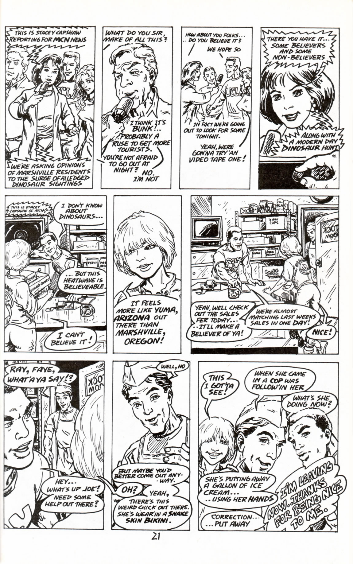 Read online Cavewoman comic -  Issue #2 - 22