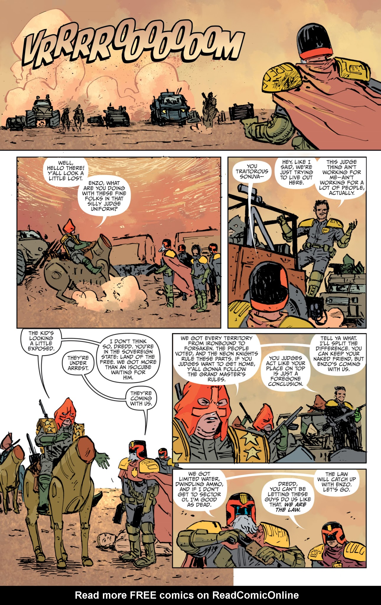 Read online Judge Dredd: The Blessed Earth comic -  Issue #4 - 21