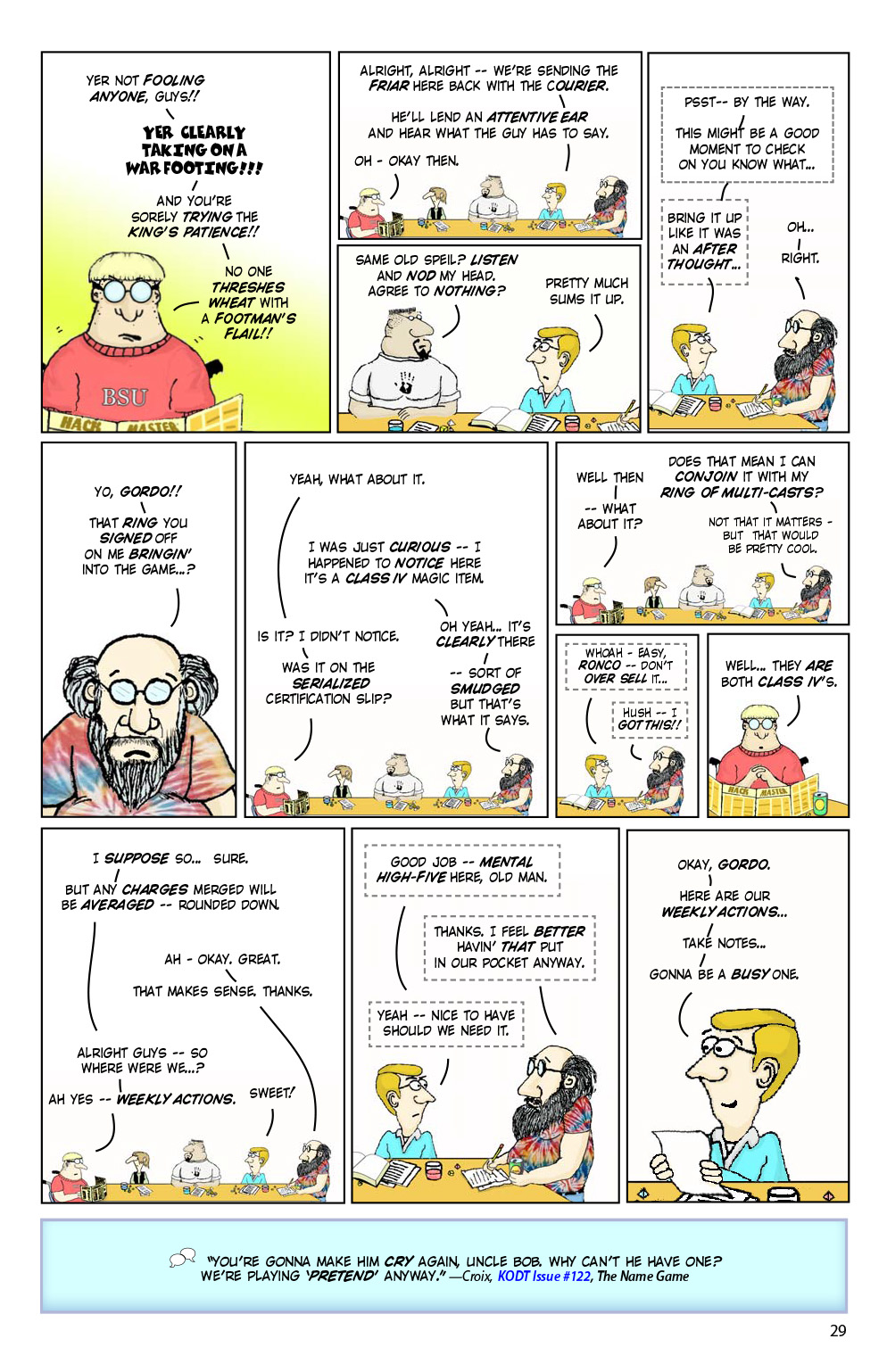 Read online Knights of the Dinner Table comic -  Issue #194 - 31