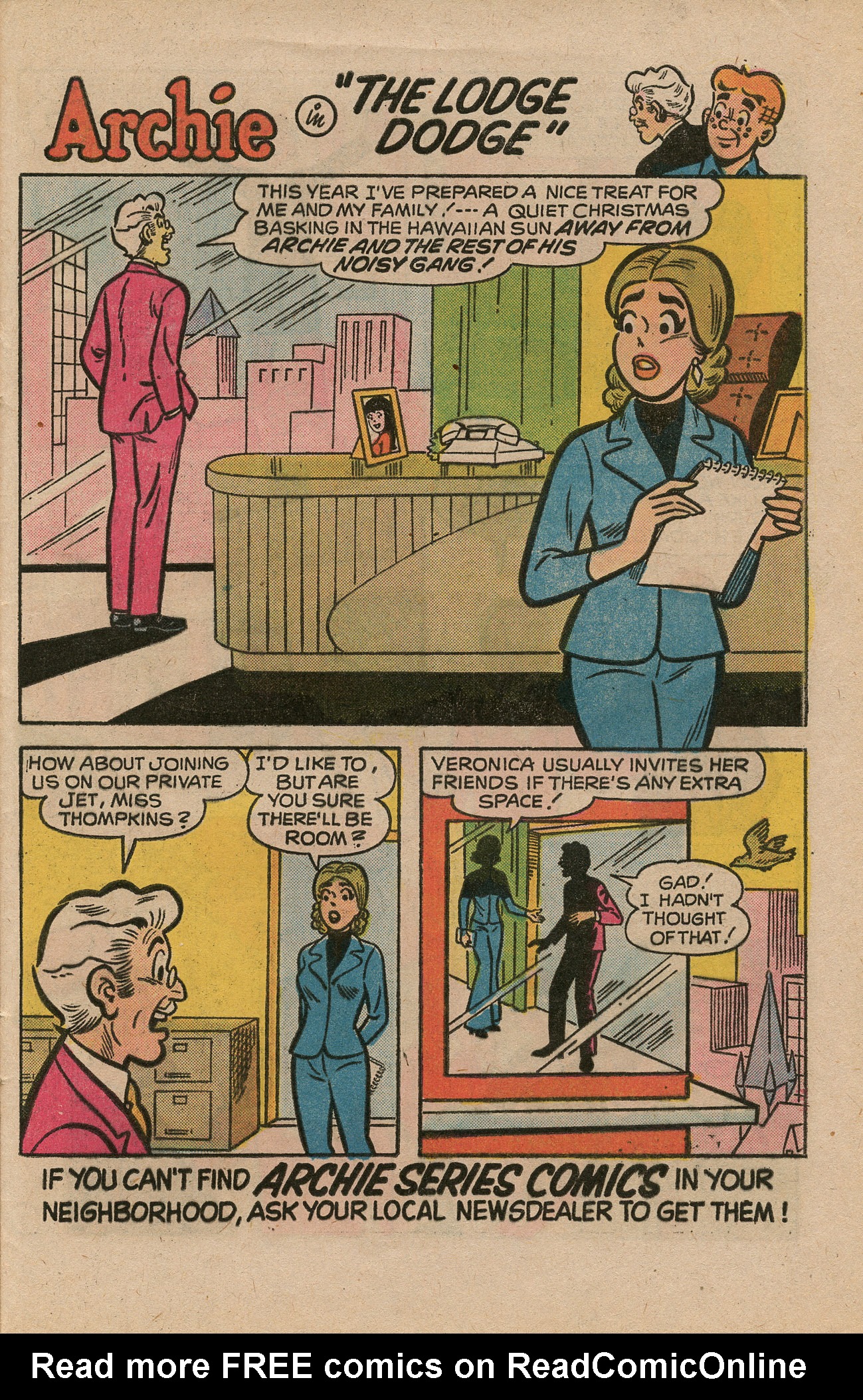 Read online Archie's TV Laugh-Out comic -  Issue #37 - 29