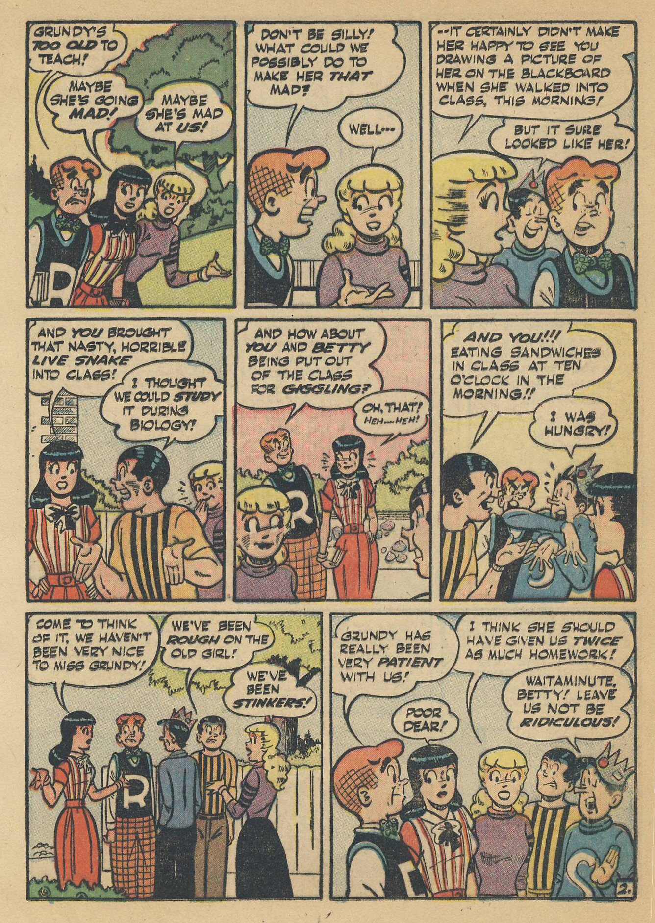 Read online Archie Giant Series Magazine comic -  Issue #2 - 54