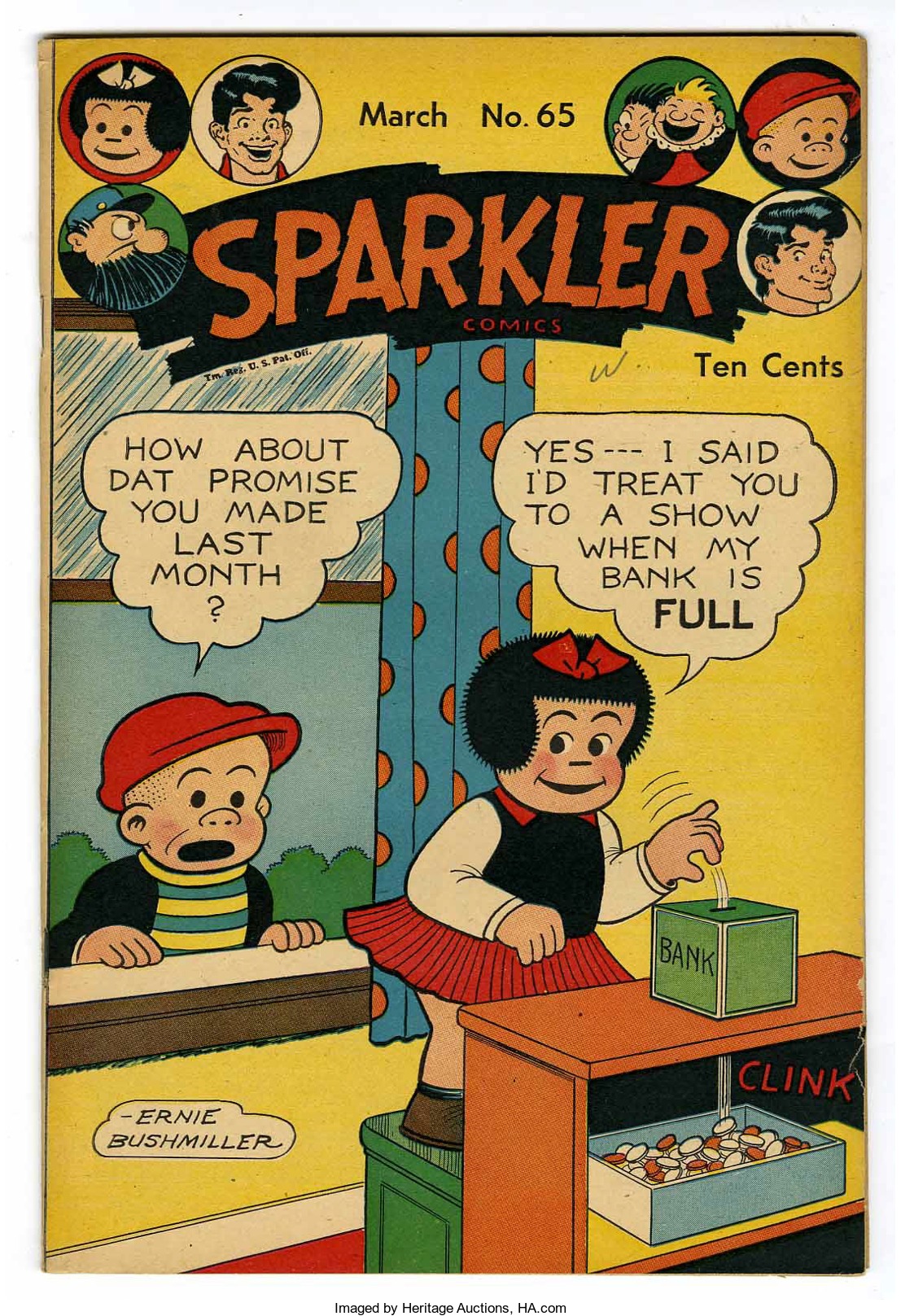 Read online Sparkler Comics comic -  Issue #65 - 1