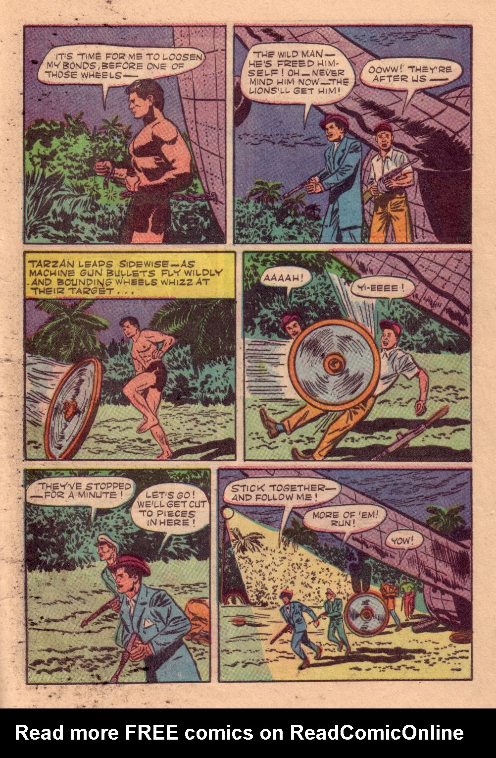 Read online Tarzan (1948) comic -  Issue #22 - 37