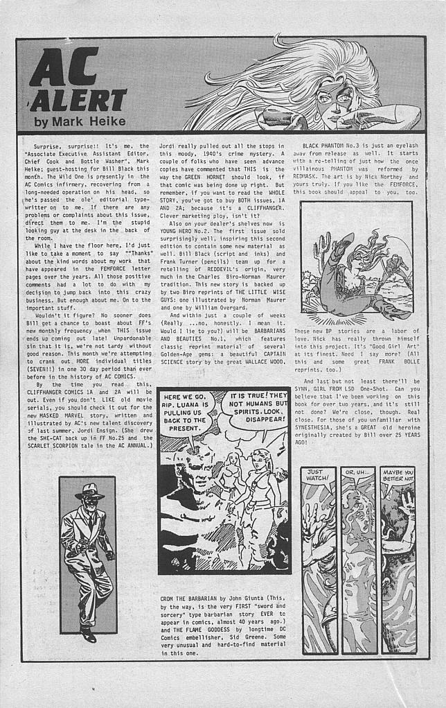 Read online Femforce comic -  Issue #28 - 27