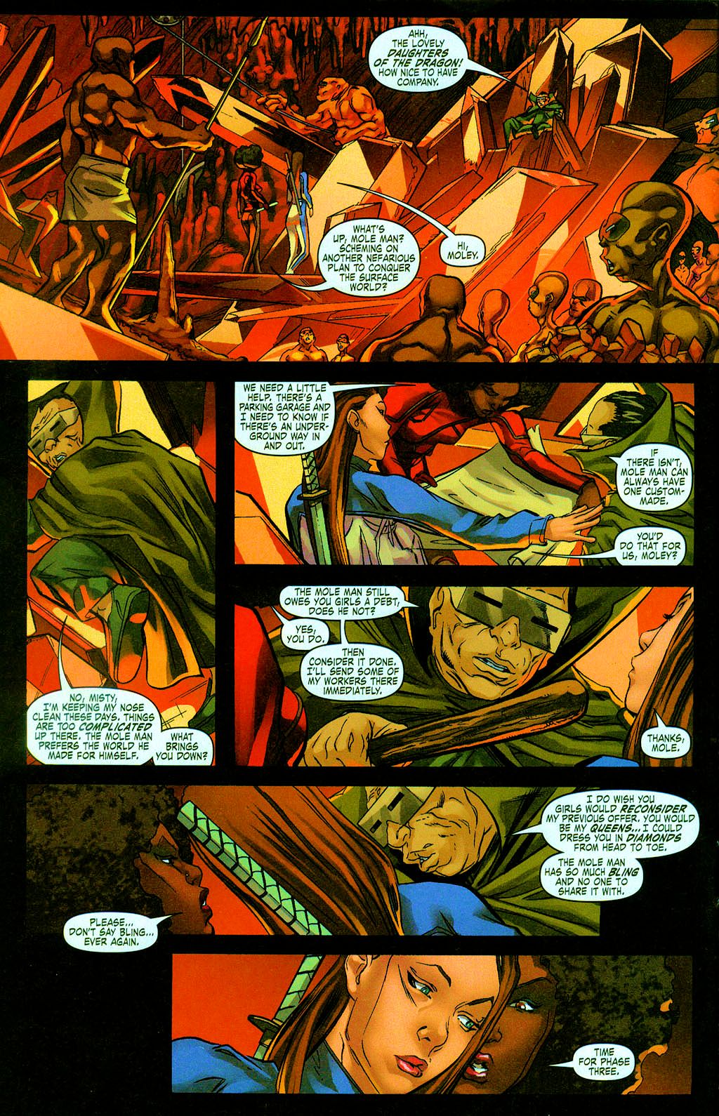 Read online Daughters of the Dragon comic -  Issue #5 - 12