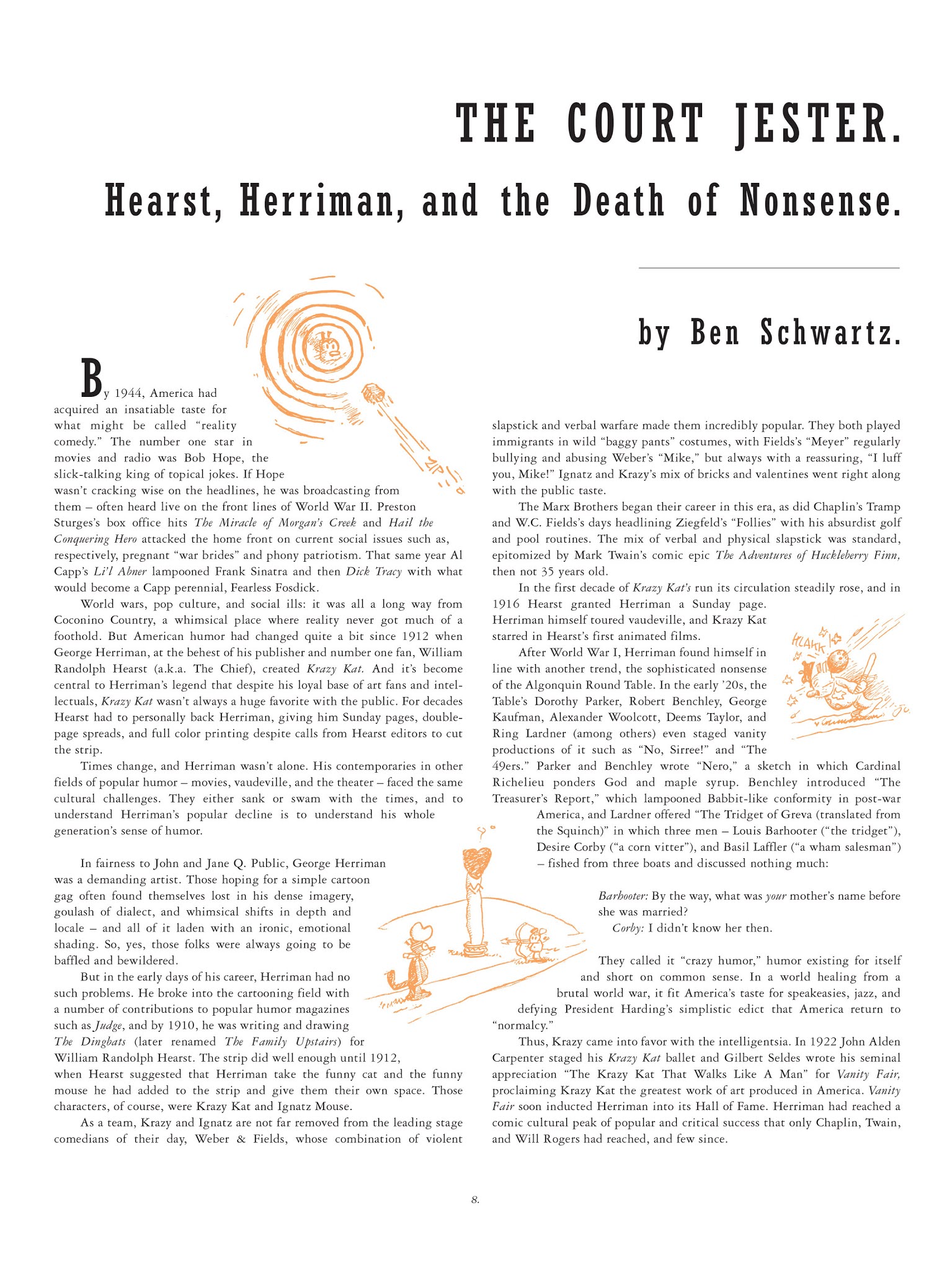 Read online Krazy & Ignatz comic -  Issue # TPB 6 - 7