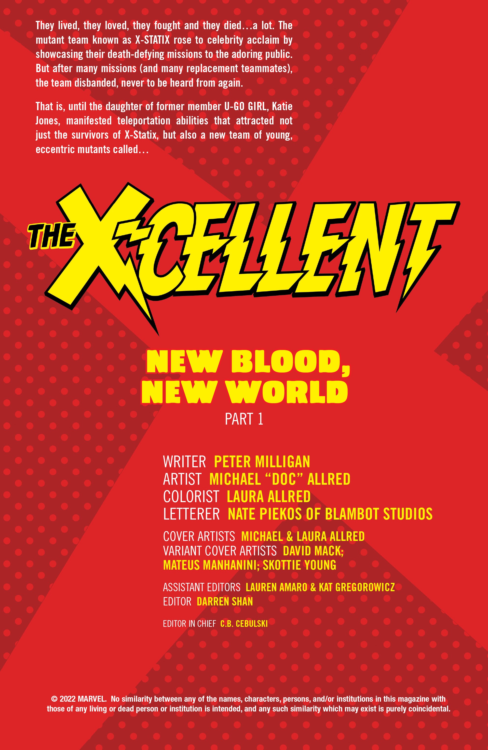 Read online X-Cellent comic -  Issue #1 - 2