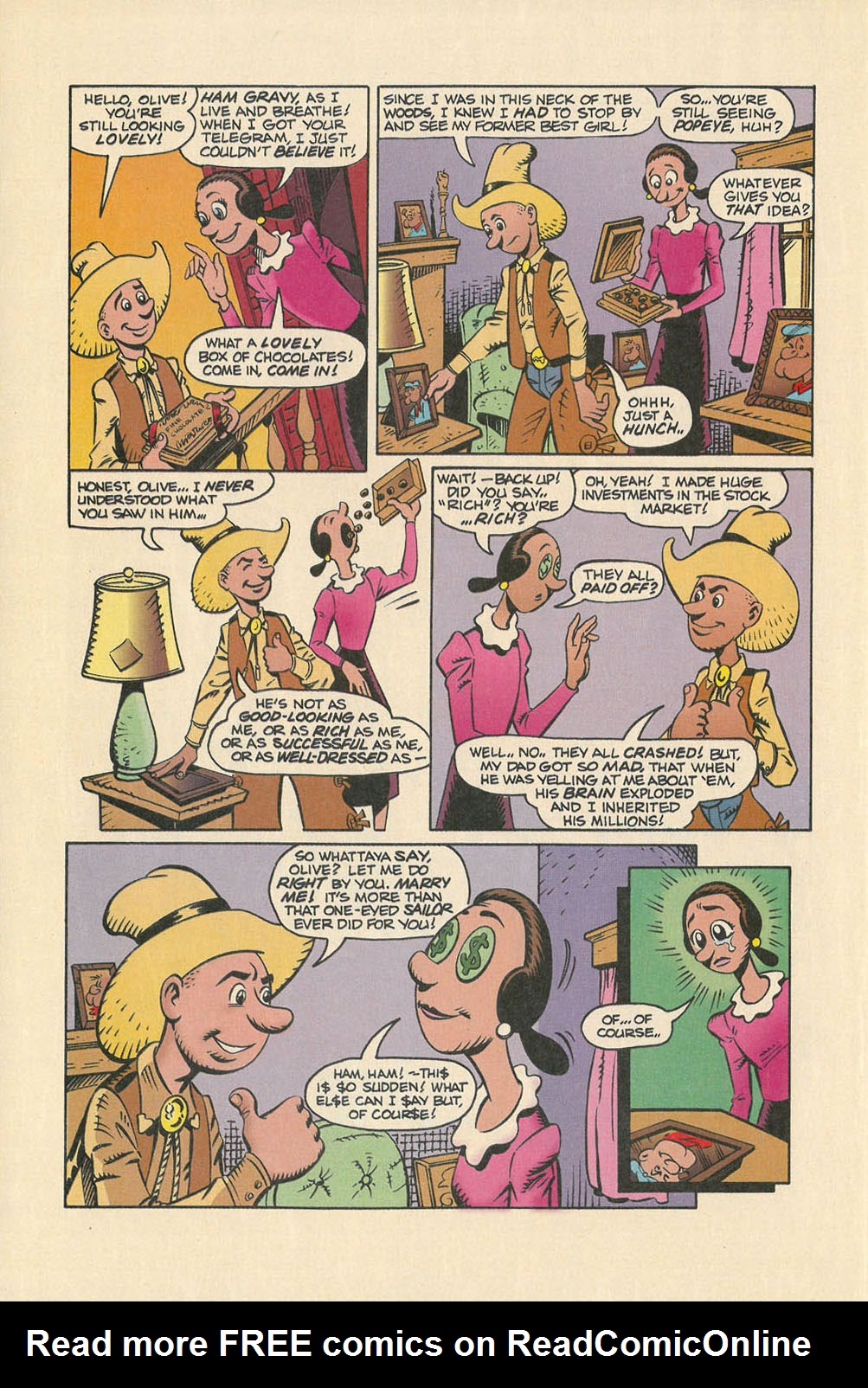 Read online The Wedding of Popeye & Olive comic -  Issue # Full - 4