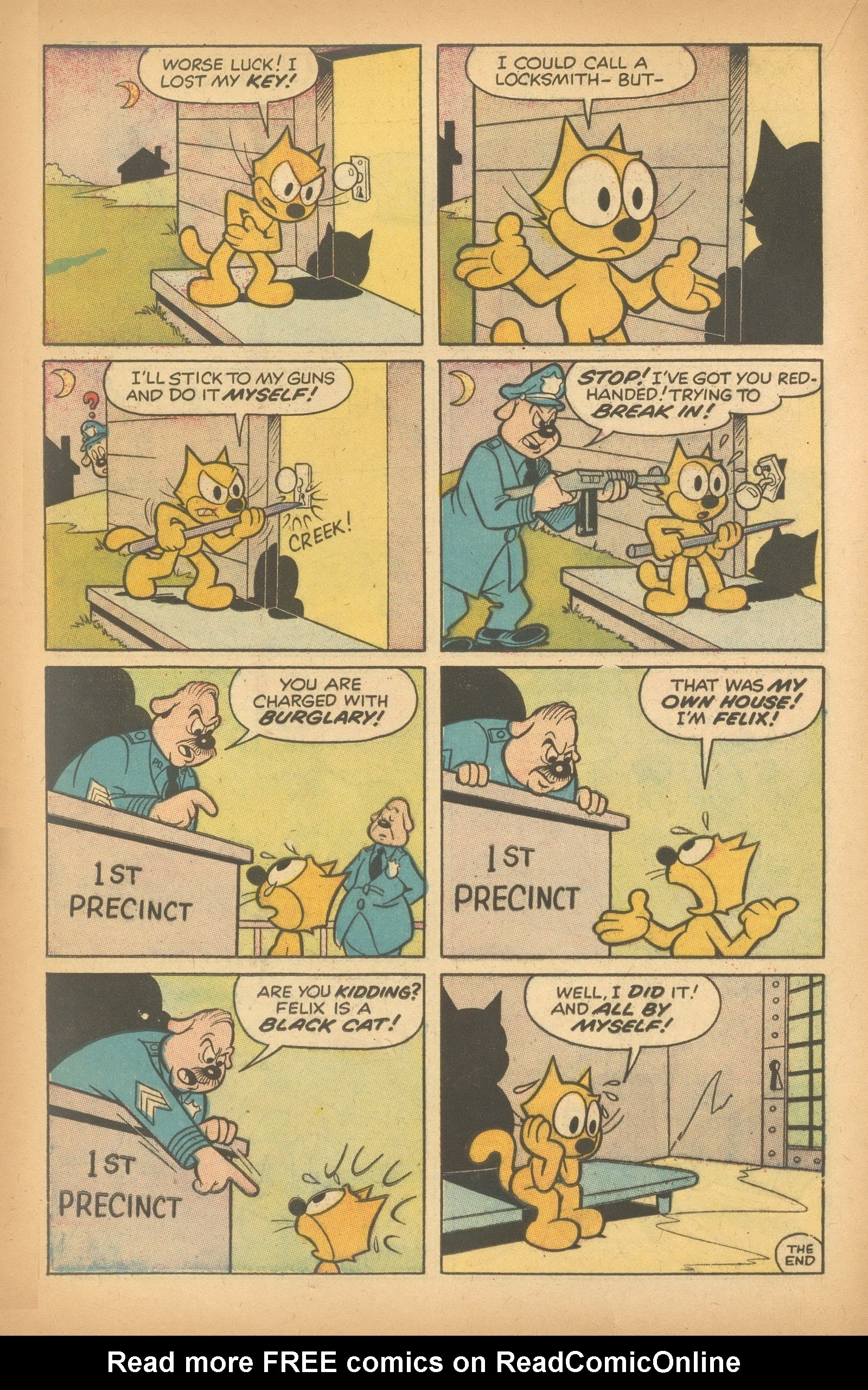 Read online Felix the Cat (1955) comic -  Issue #78 - 16