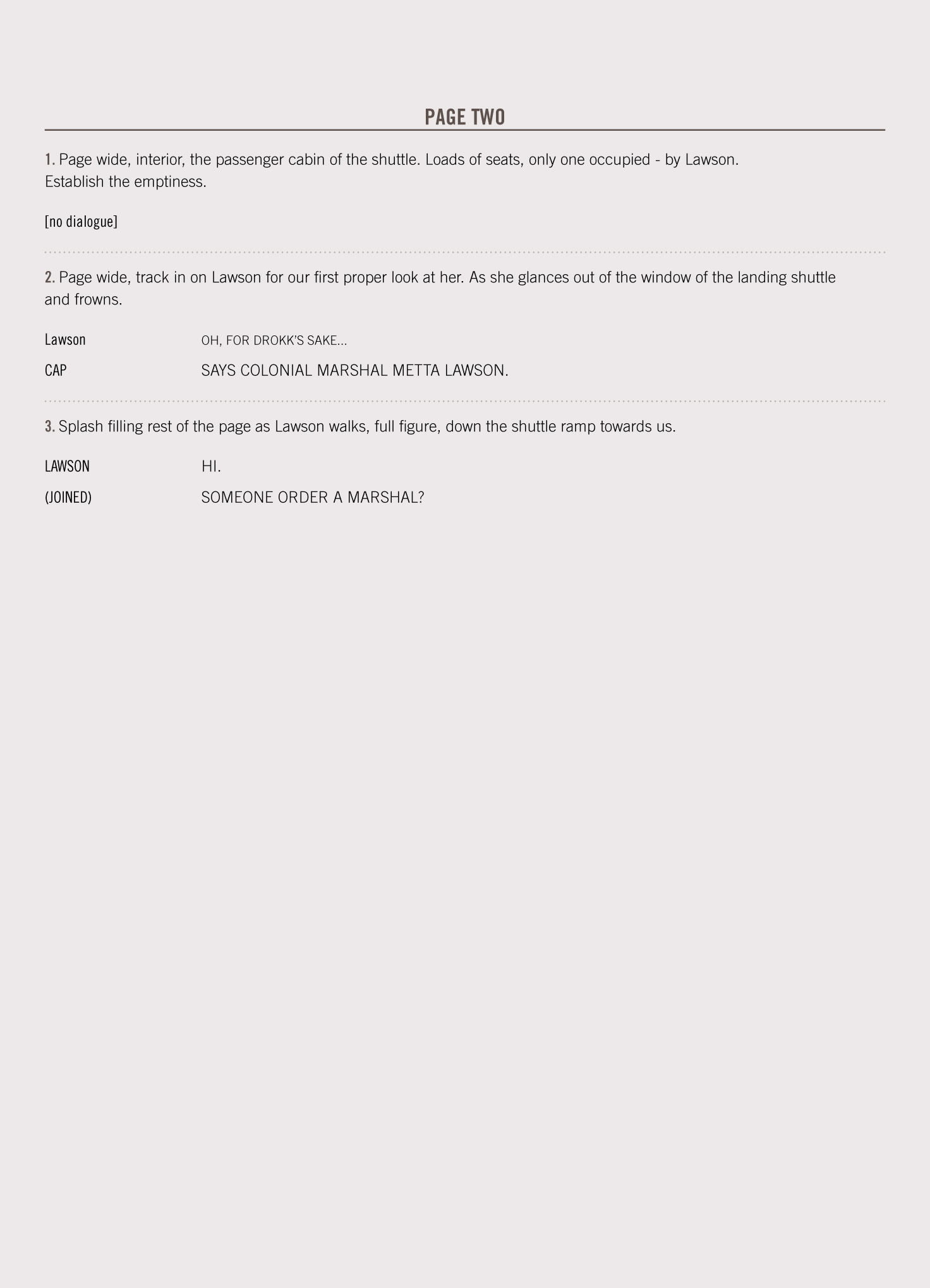 Read online 2000 AD Script Book comic -  Issue # TPB (Part 2) - 57