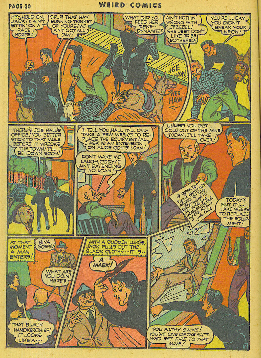 Read online Weird Comics comic -  Issue #17 - 21