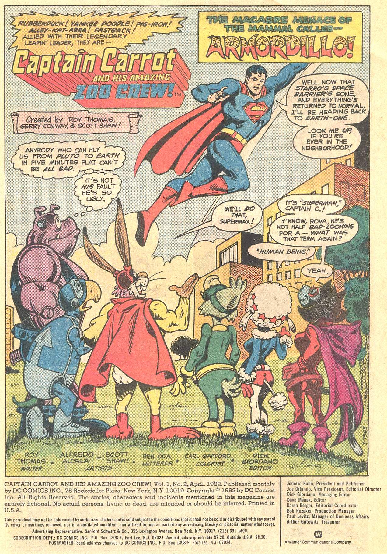 Read online Captain Carrot and His Amazing Zoo Crew! comic -  Issue #2 - 2