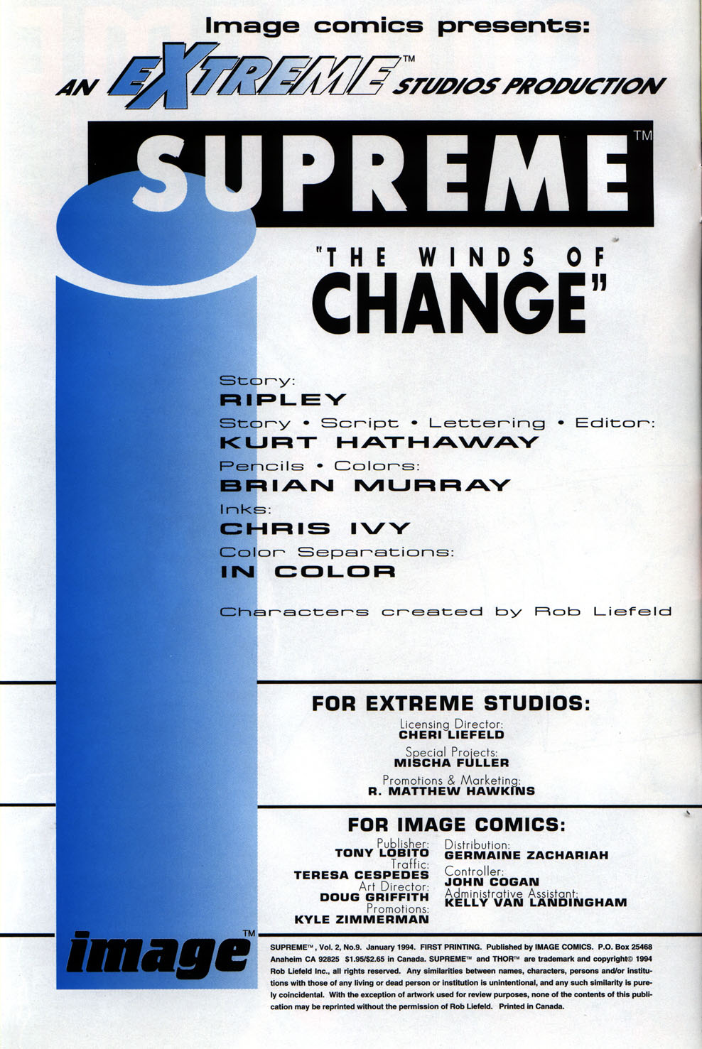 Read online Supreme (1992) comic -  Issue #9 - 2